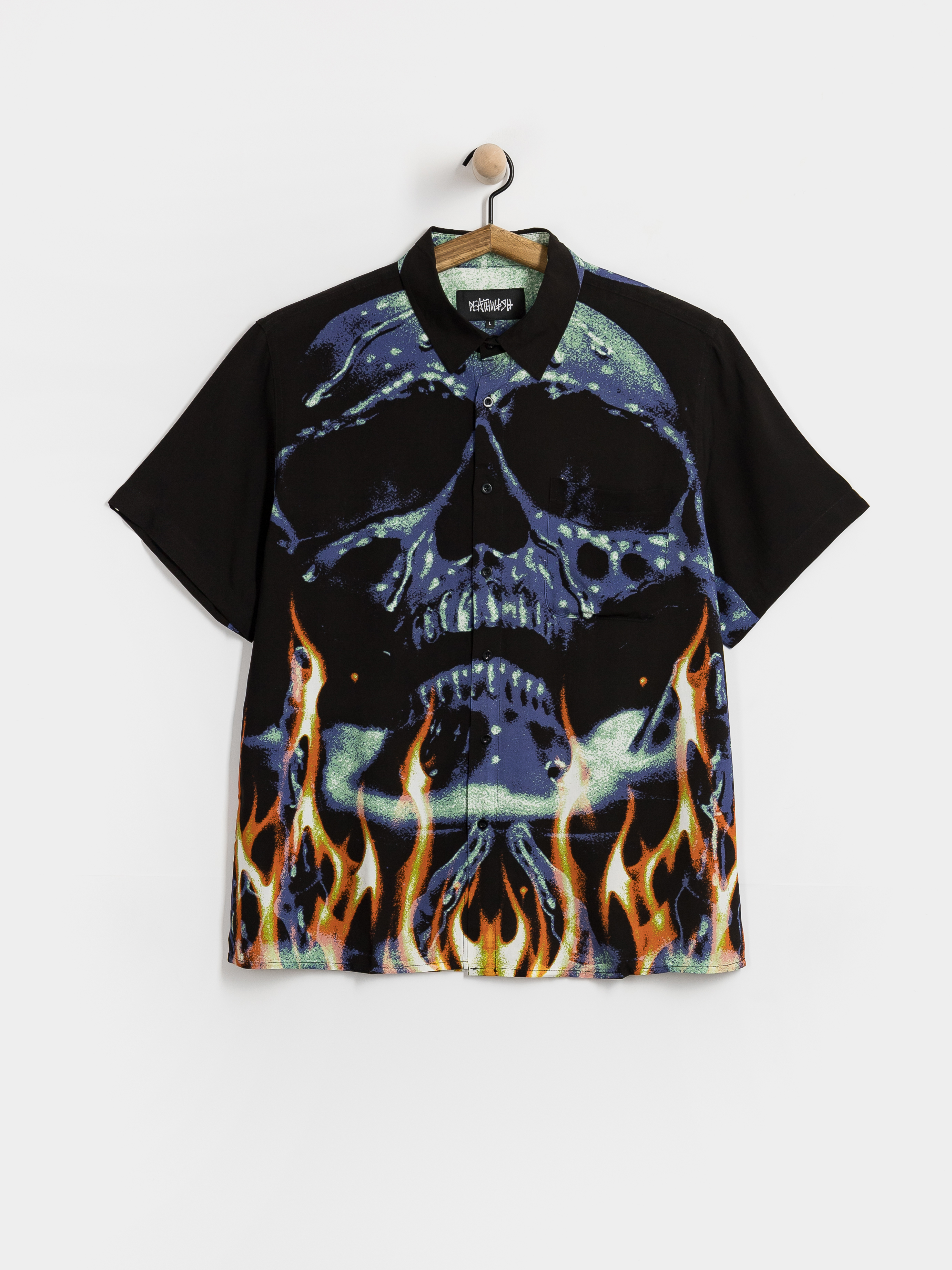 Сорочка Deathwish Boiling Point Rayon (black)