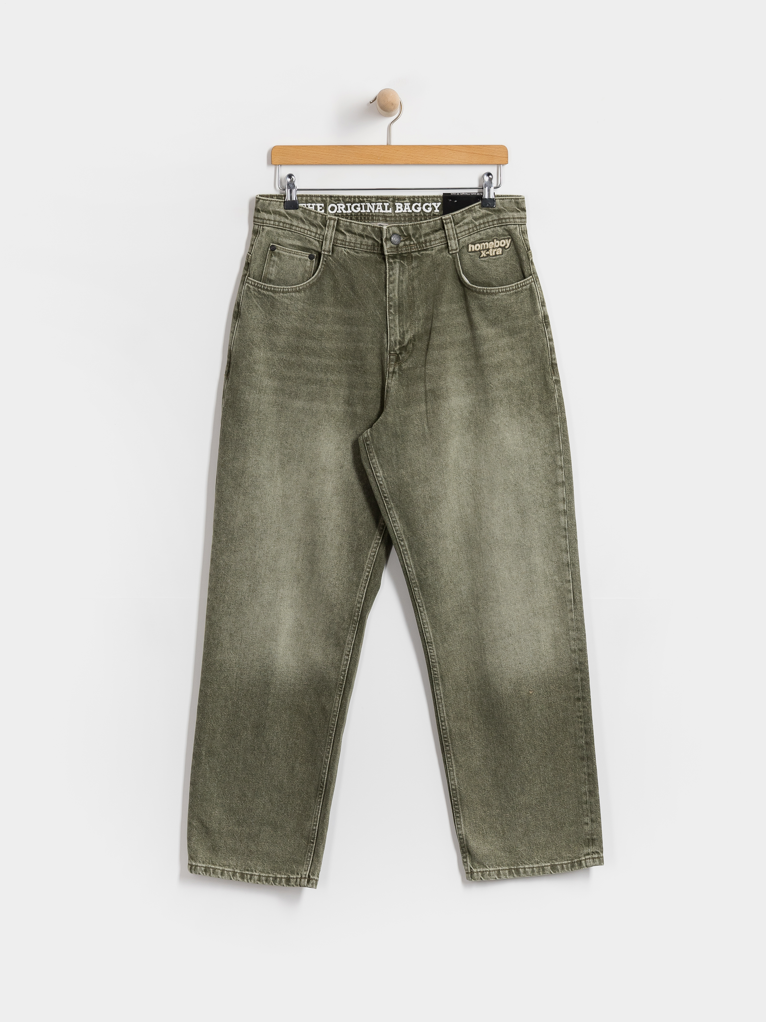 Штани Homeboy X Tra Baggy Dye Denim (washed green)