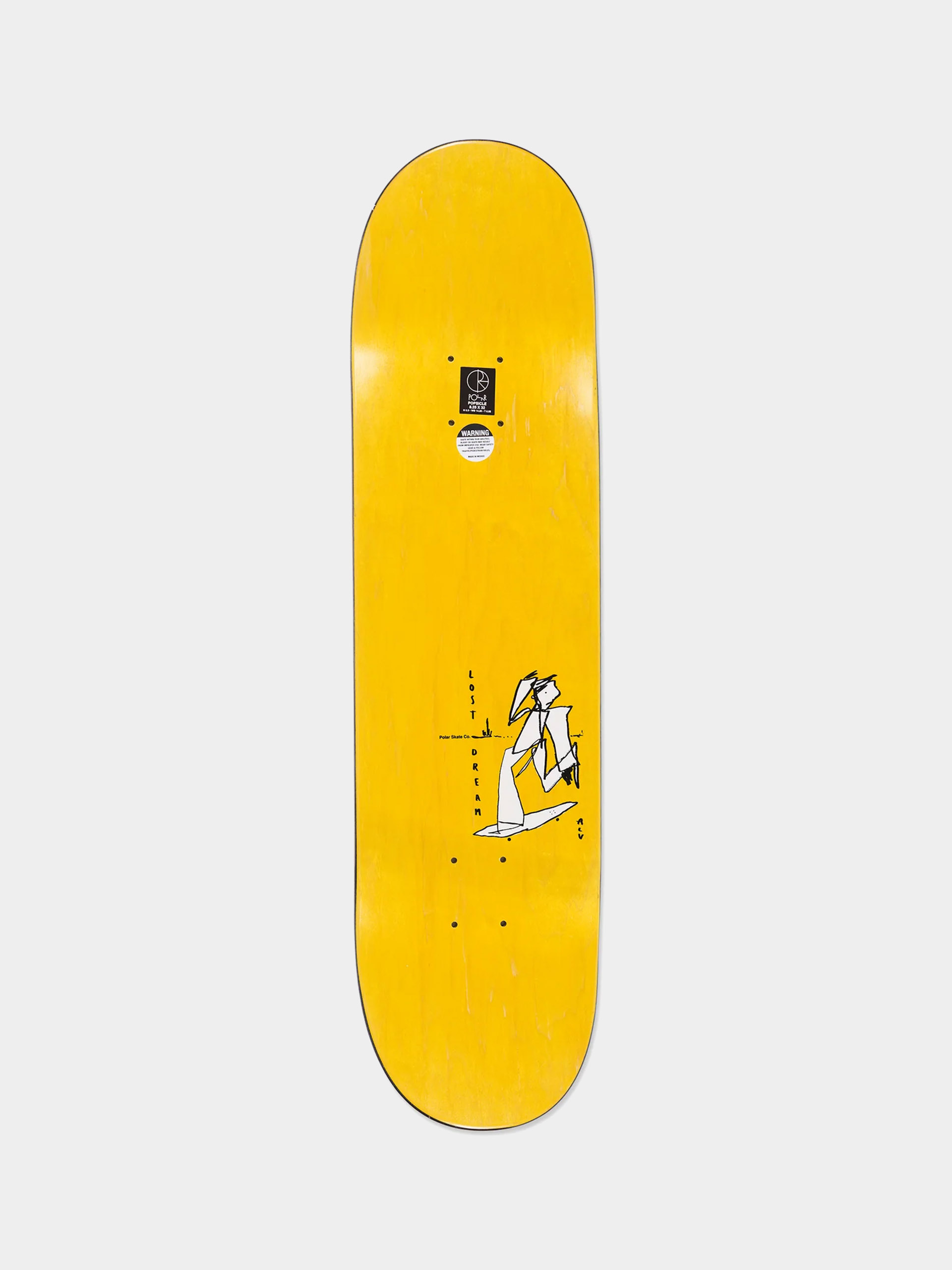 Декa Polar Skate Team Alv Soul Portrait (grey)