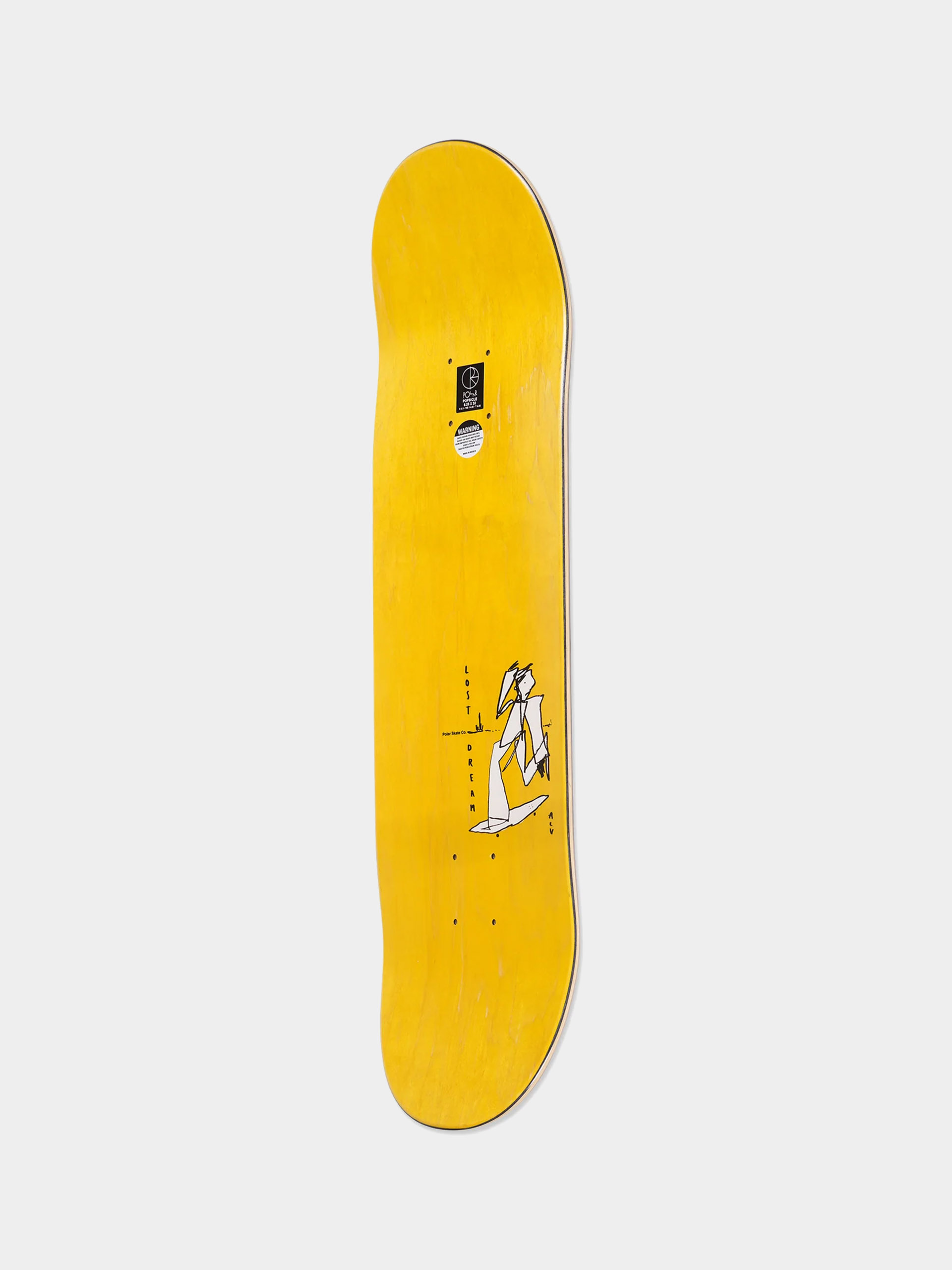 Декa Polar Skate Team Alv Soul Portrait (grey)