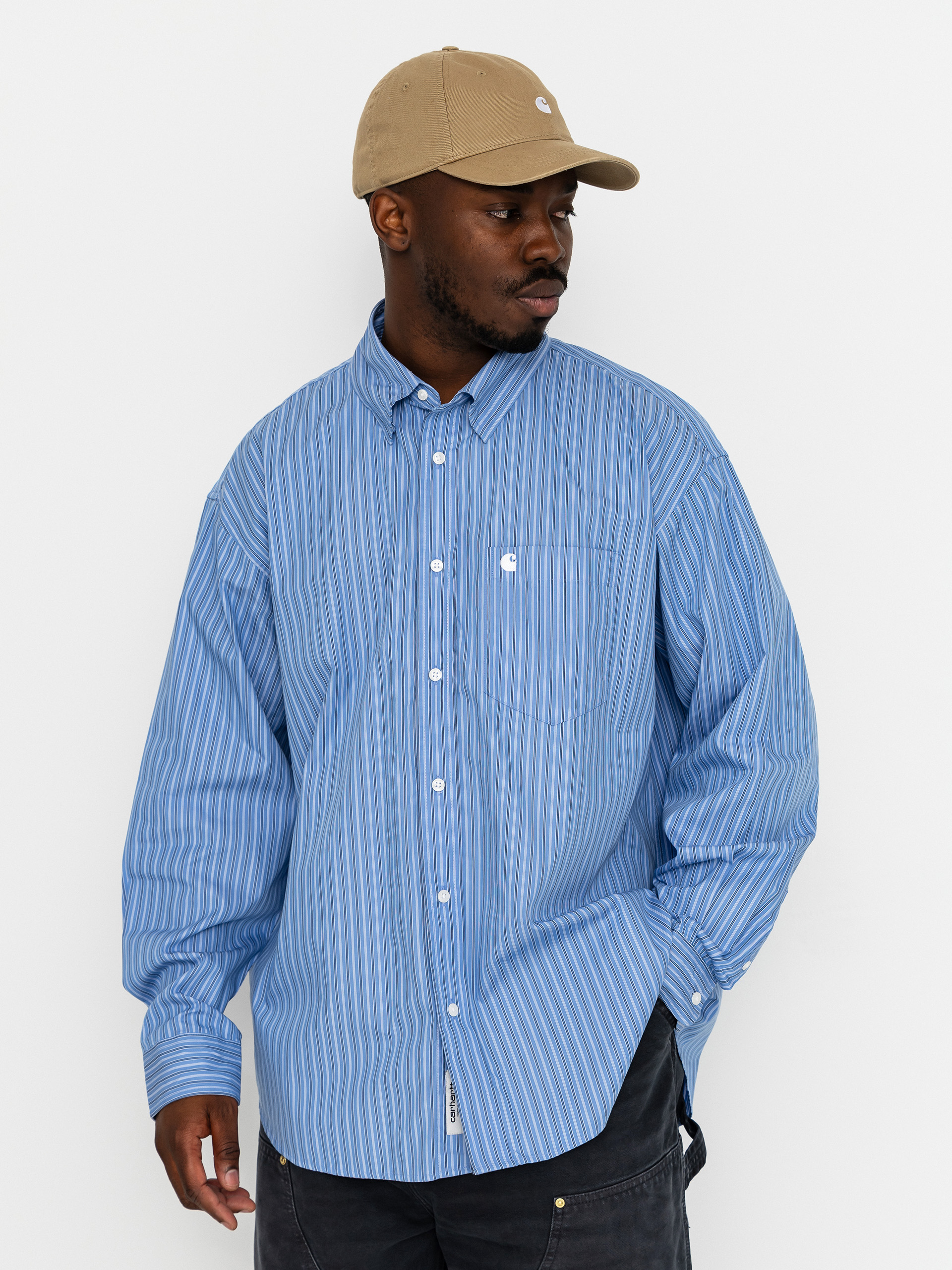 Сорочка Carhartt WIP Keene (keene stripe curacao)