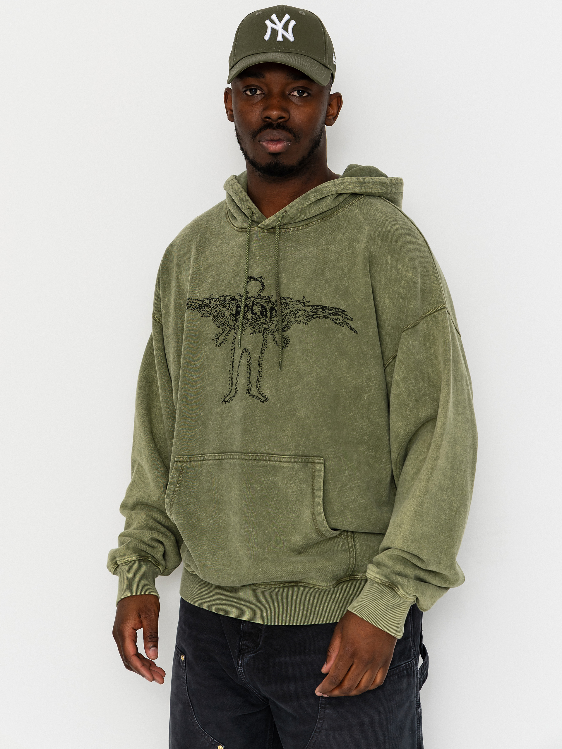 Худі Polar Skate Acid Frank Soul HD (army green)