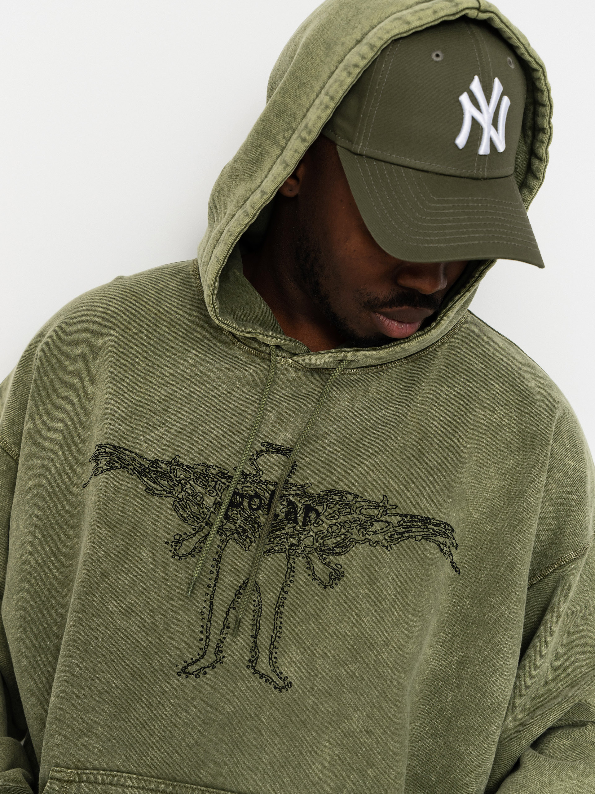 Худі Polar Skate Acid Frank Soul HD (army green)