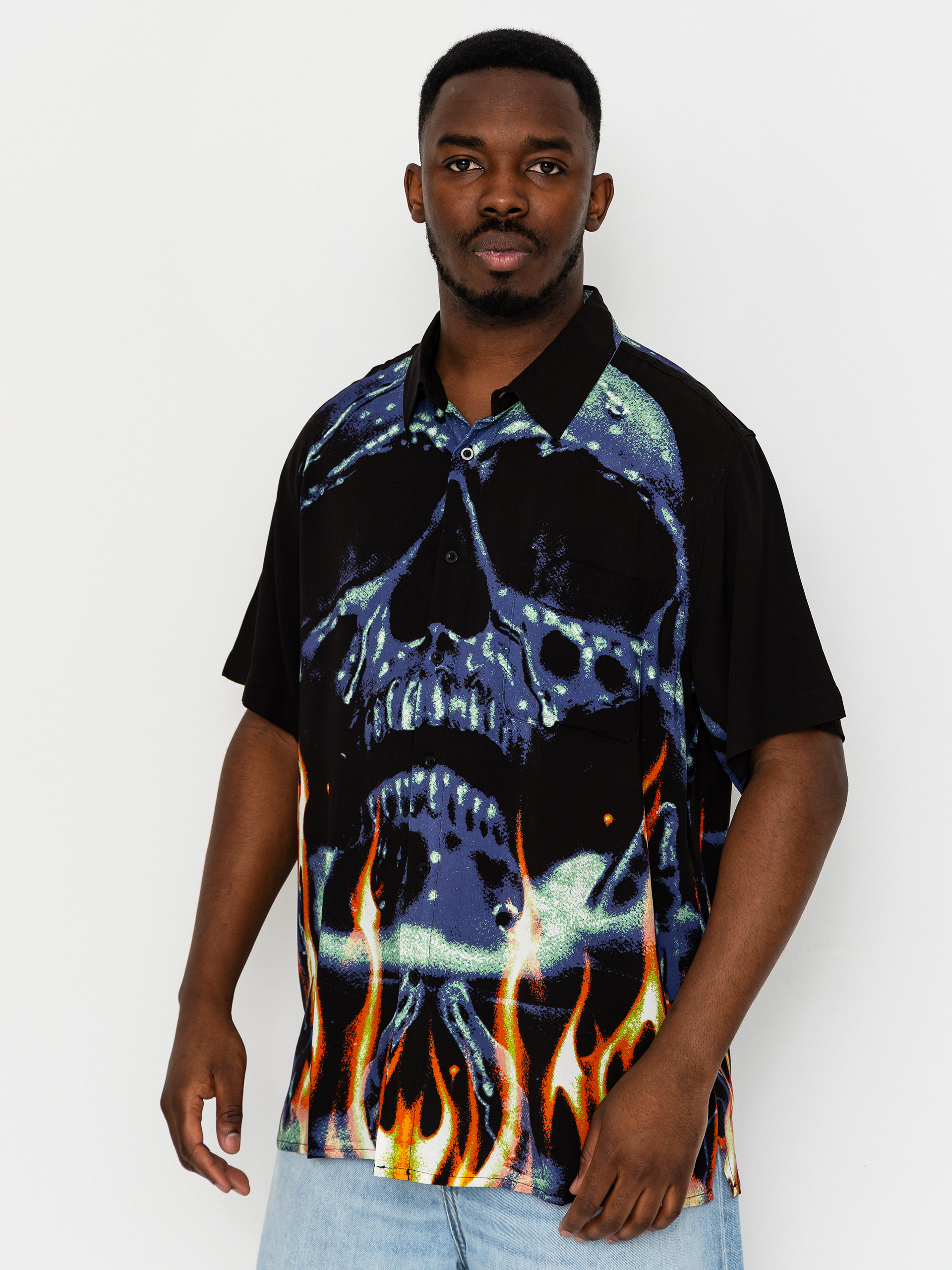 Сорочка Deathwish Boiling Point Rayon (black)