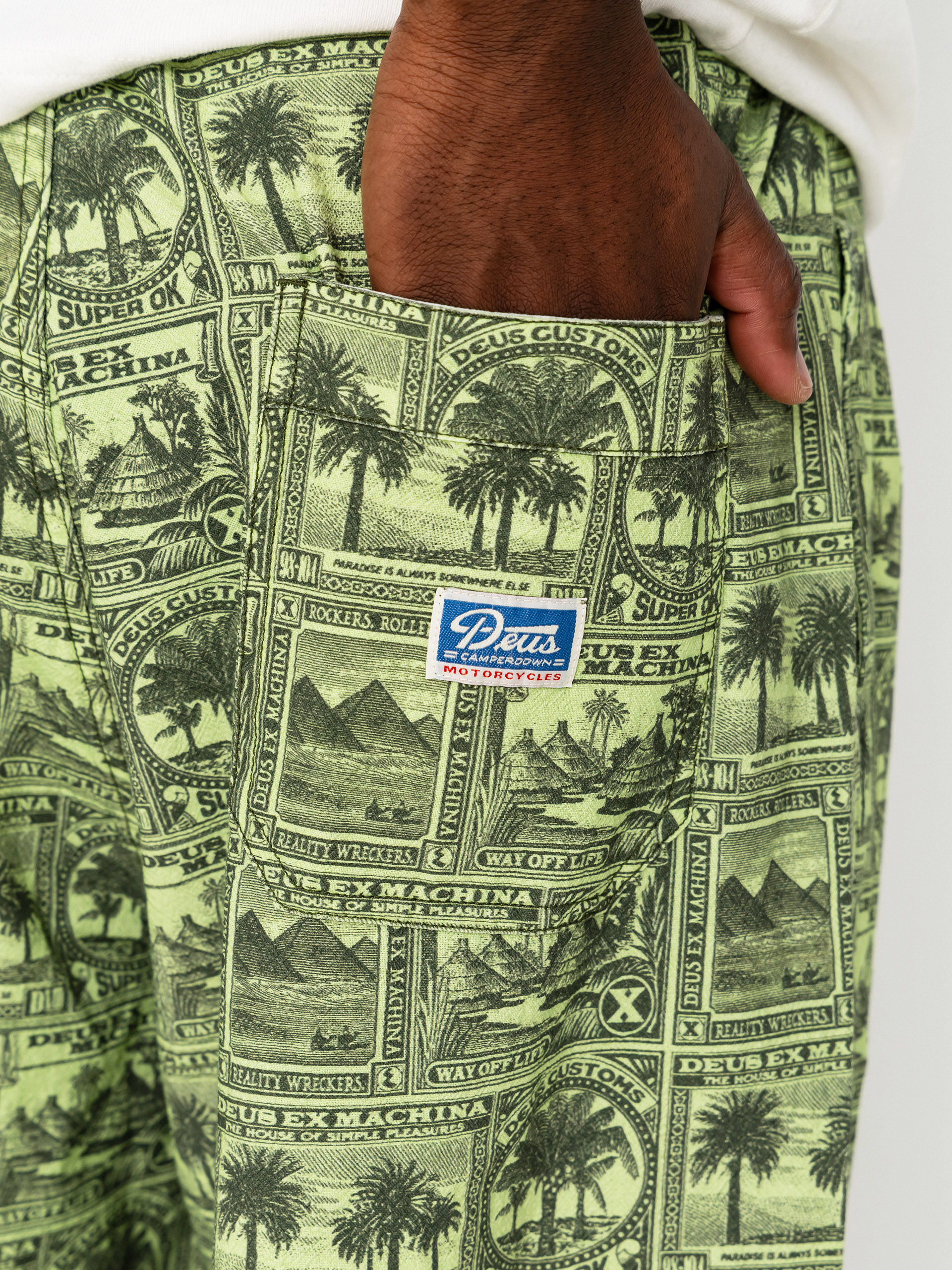 Штани Deus Ex Machina Mail Man (green)