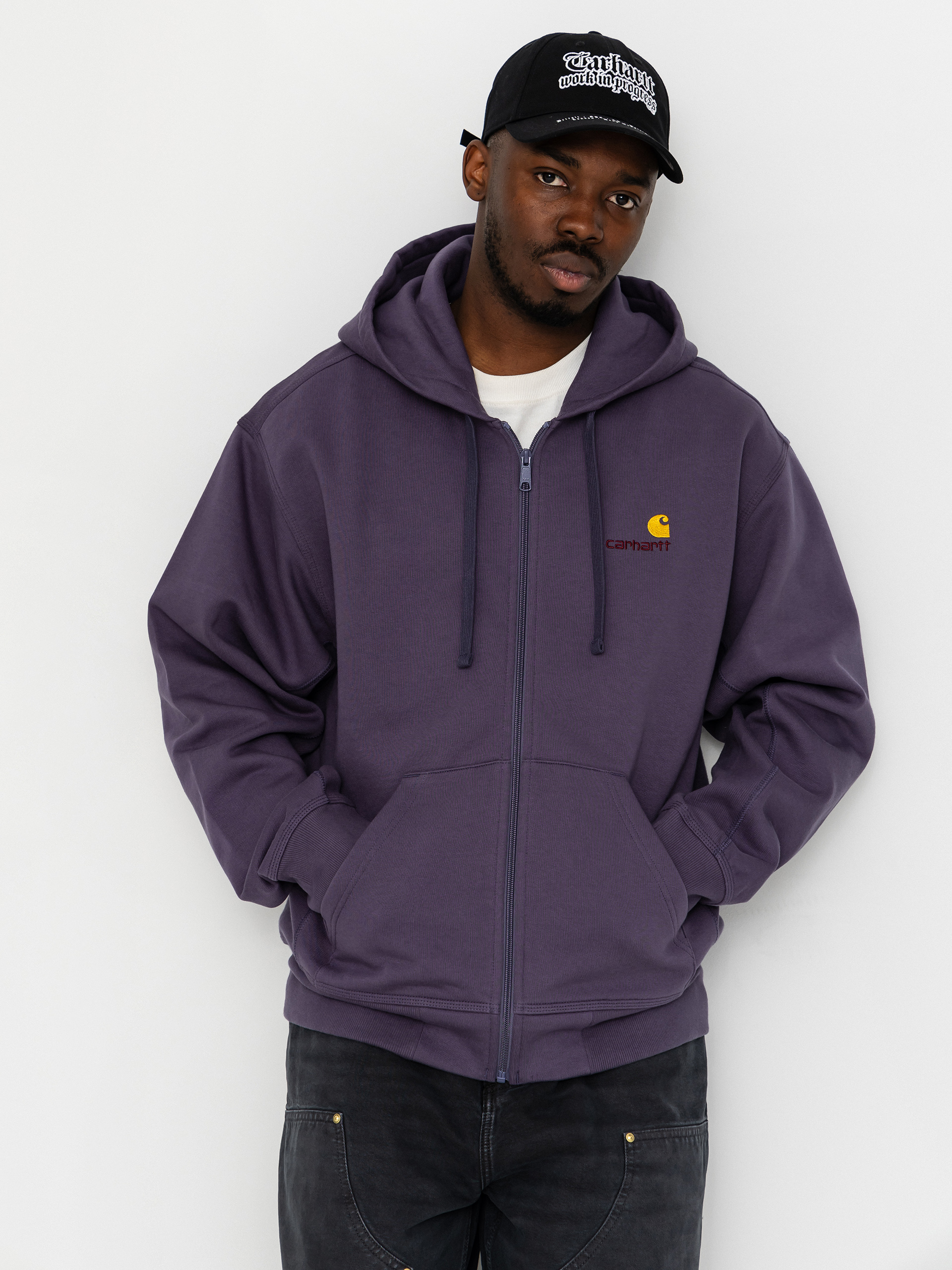 u0425u0443u0434u0456 Carhartt WIP American Script ZHD (shady purple)