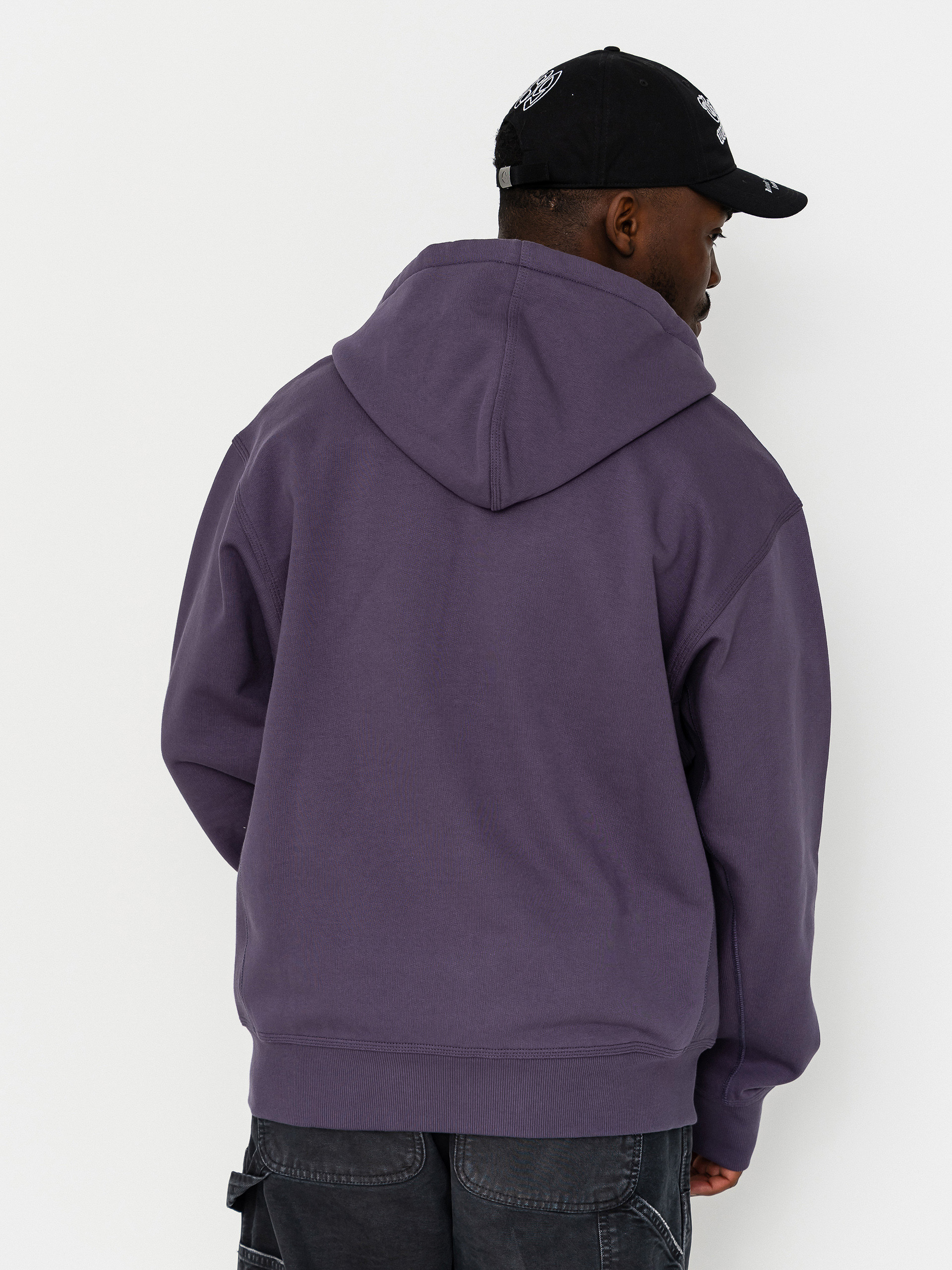 Худі Carhartt WIP American Script ZHD (shady purple)