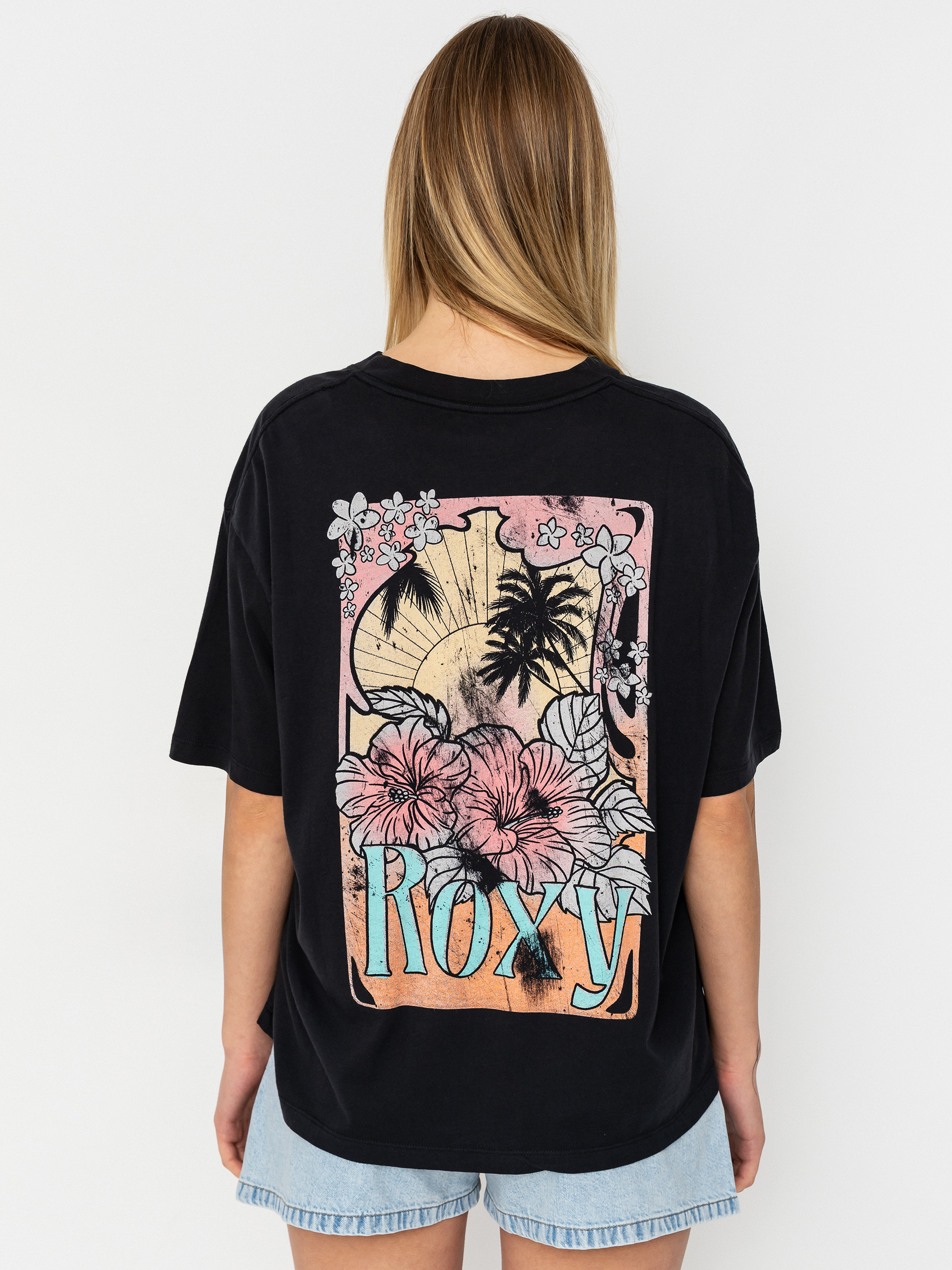 Футболка Roxy Talloversize Washed Wmn (anthracite)