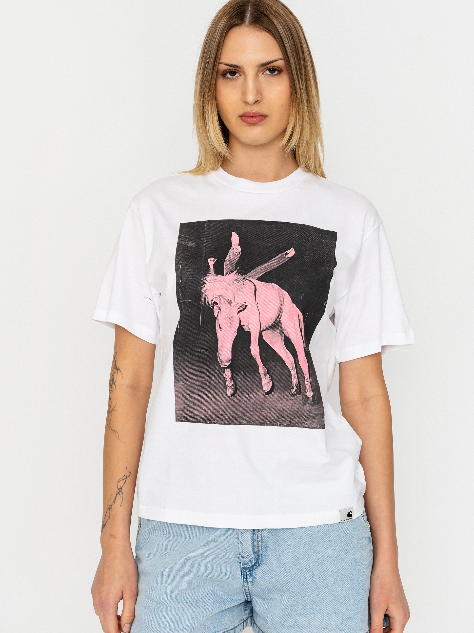 Футболка Carhartt WIP Sean Hamilton Wmn (white)