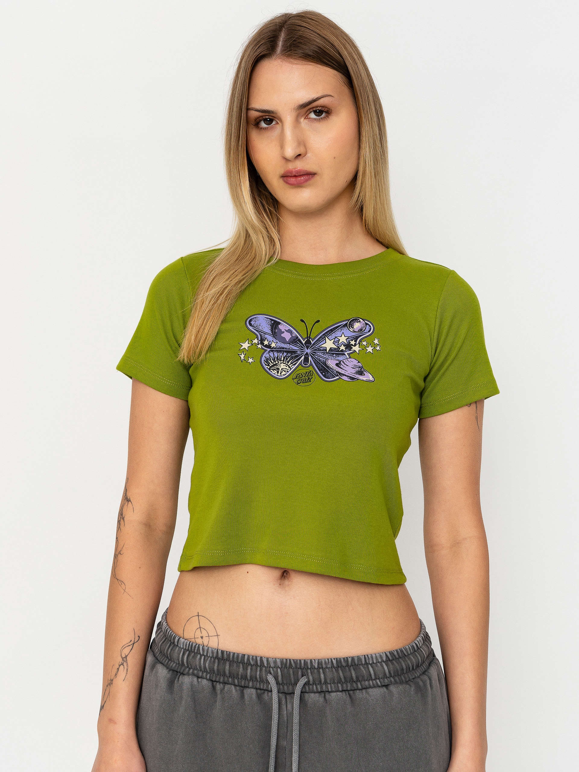 Футболка Santa Cruz Galaxy Butterfly Wmn (pesto)
