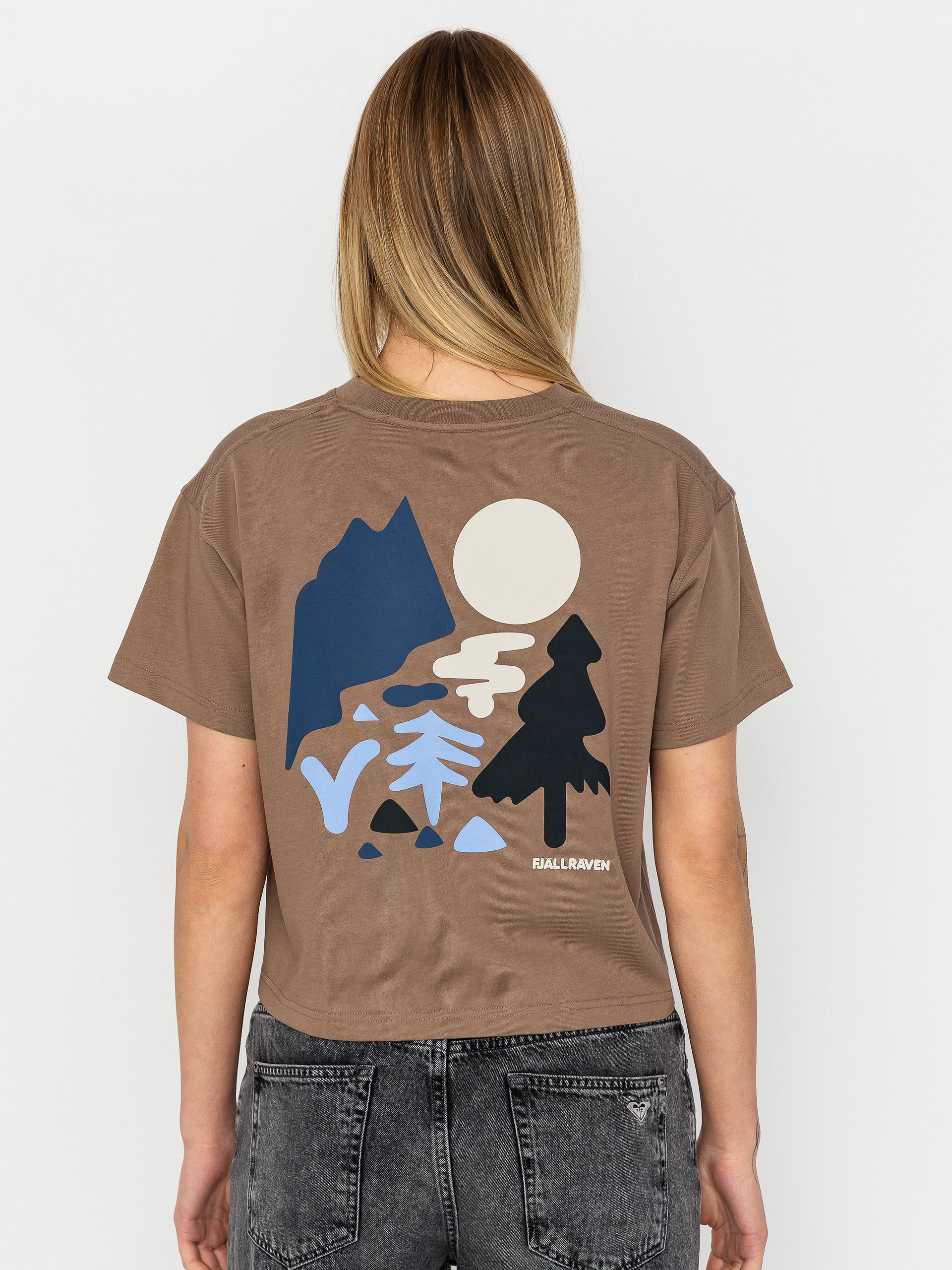 Футболка Fjallraven Forest Walk Wmn (suede brown)