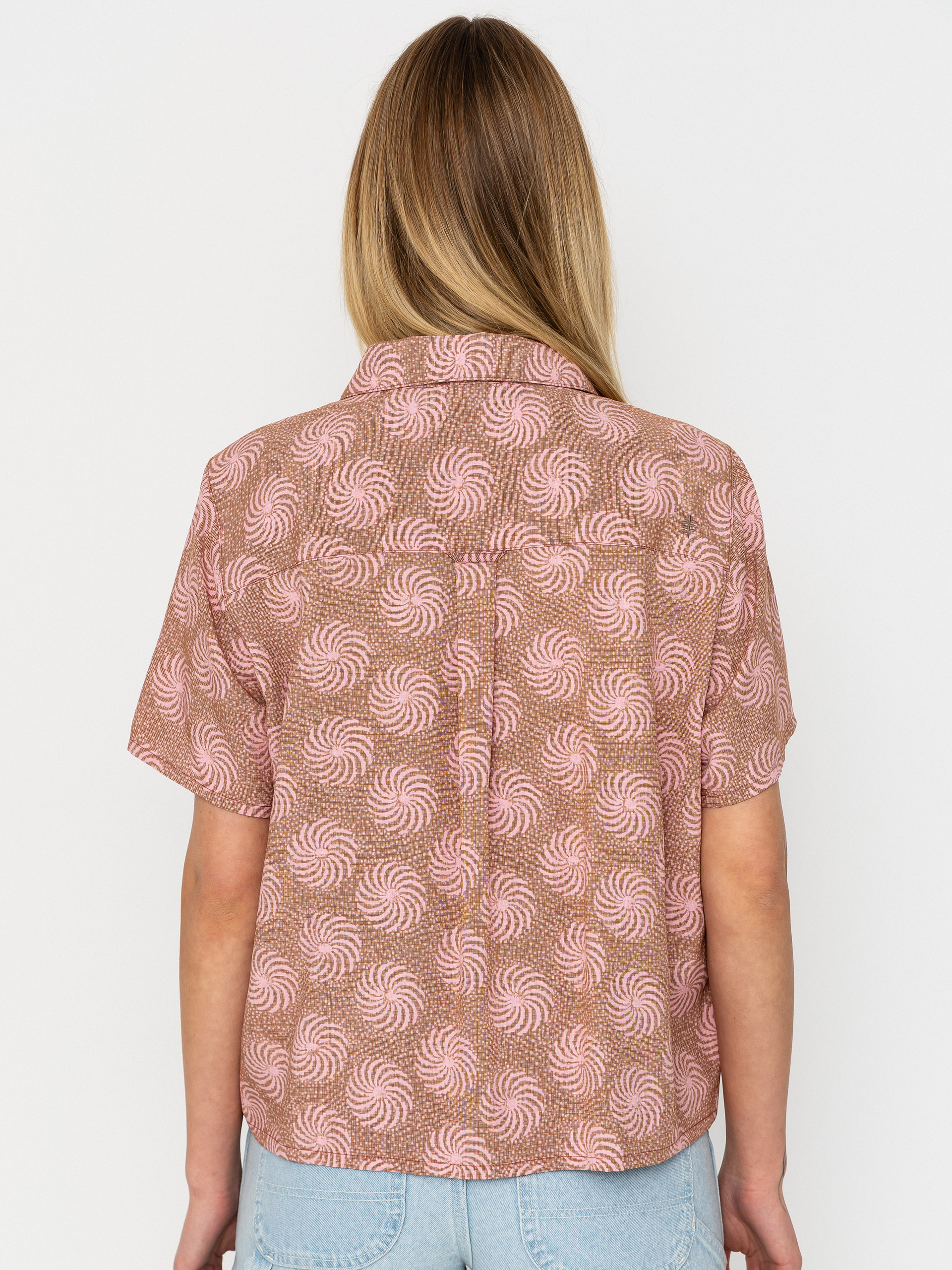 Сорочка Royal Robbins Camino Pucker Wmn (mahogany ray pt)
