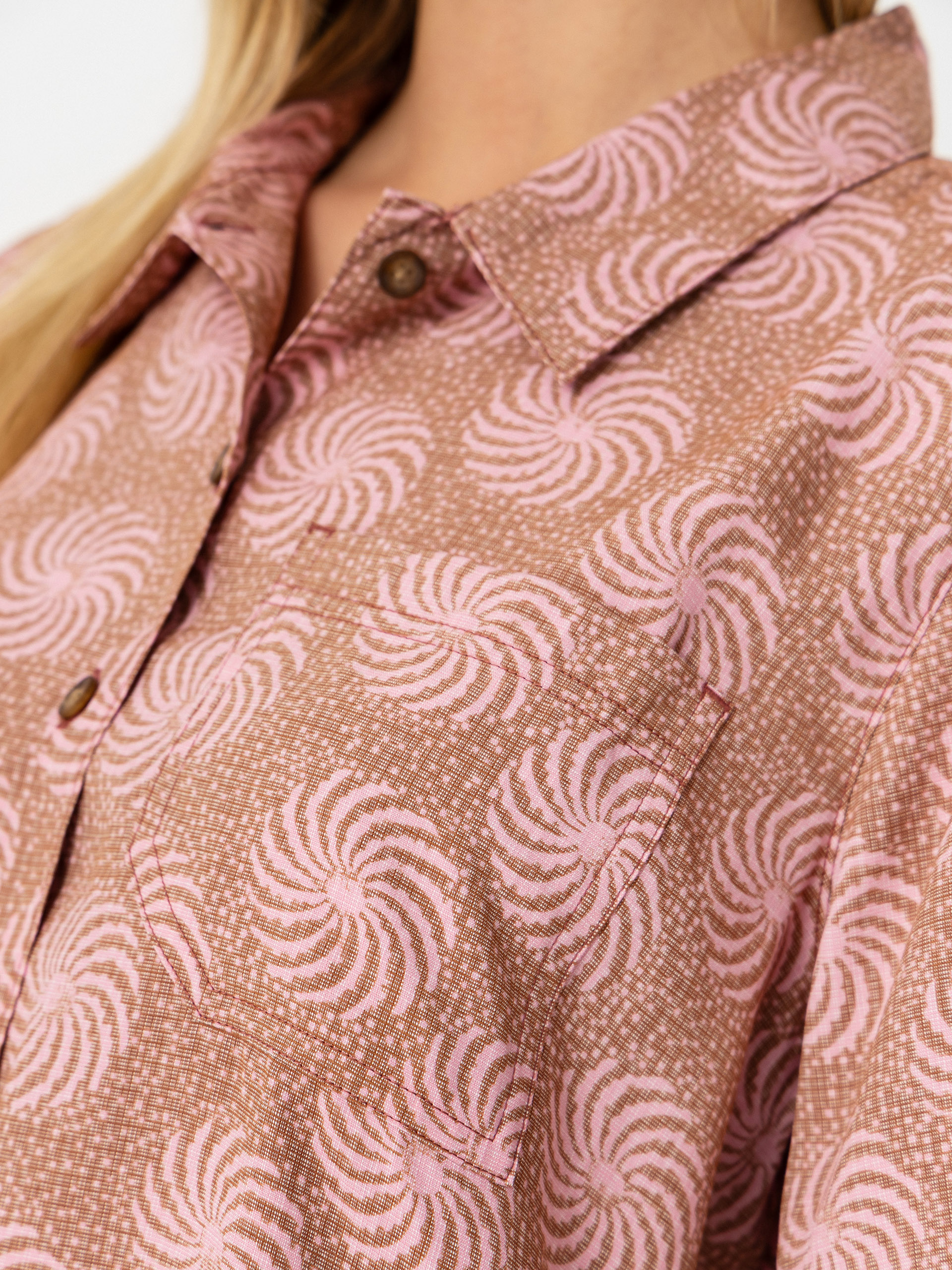 Сорочка Royal Robbins Camino Pucker Wmn (mahogany ray pt)