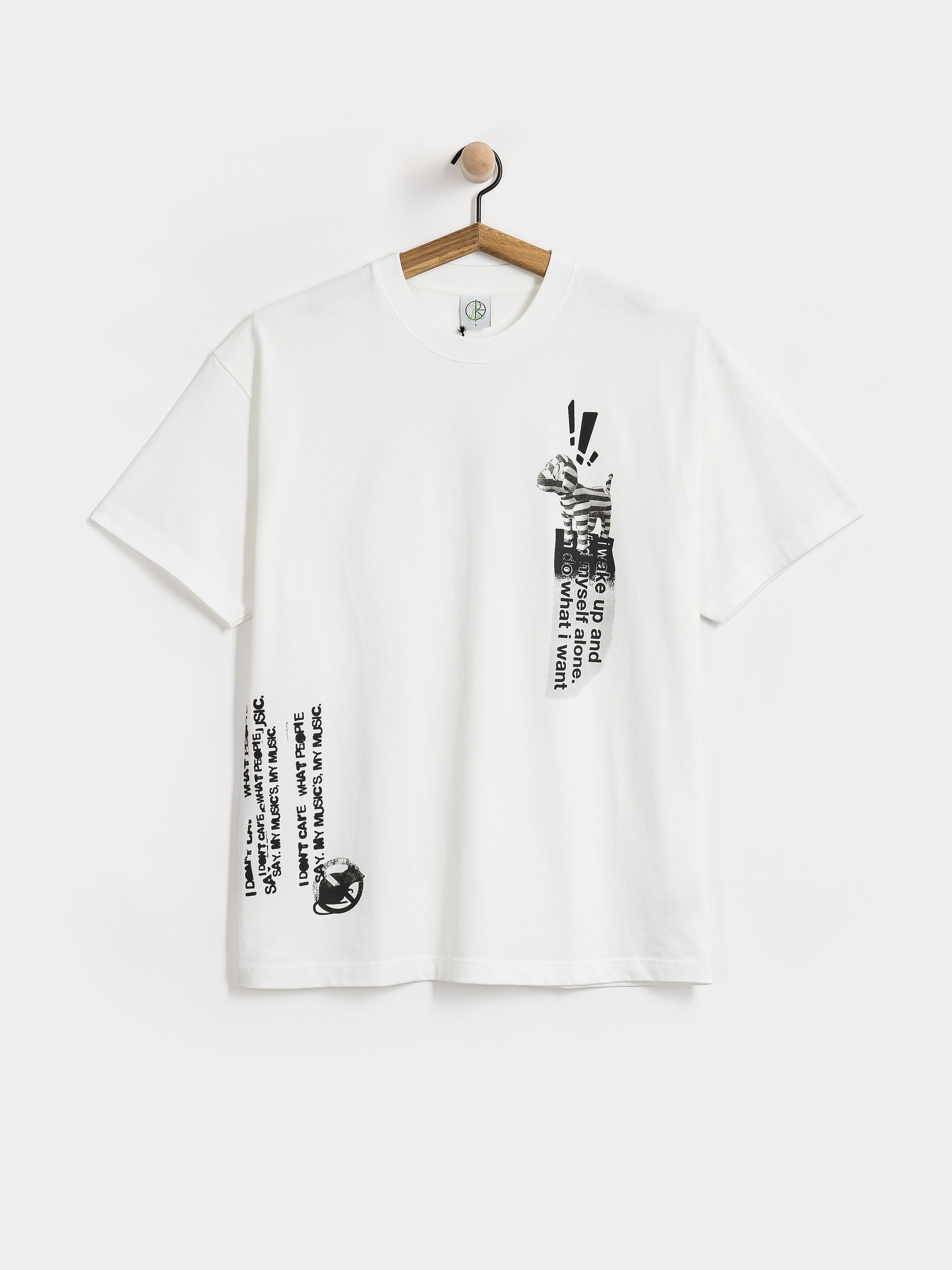 Футболка Polar Skate My Music (white)
