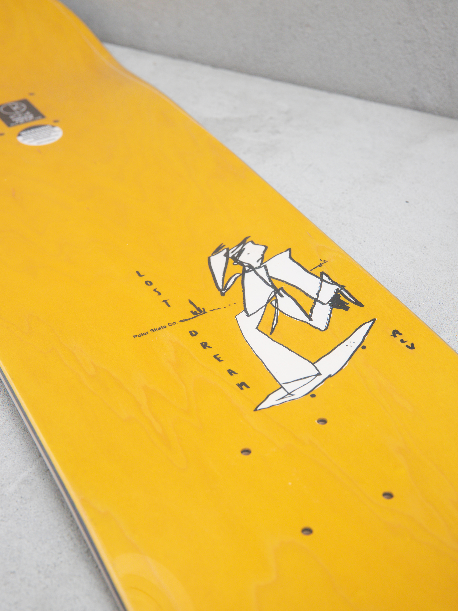 Декa Polar Skate Team Alv Soul Portrait (grey)