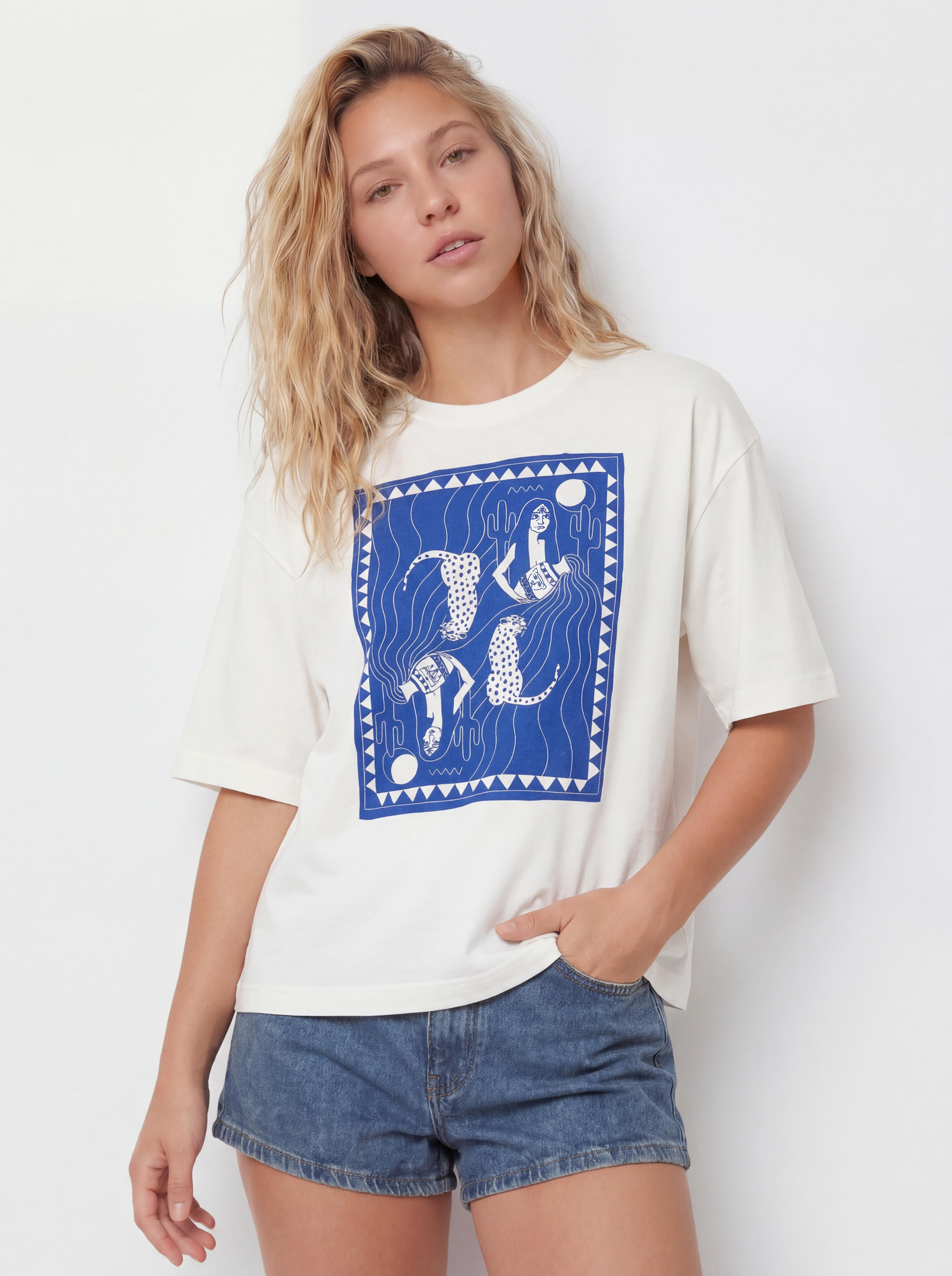 Футболка Surf Inc Aqua (vintage white)