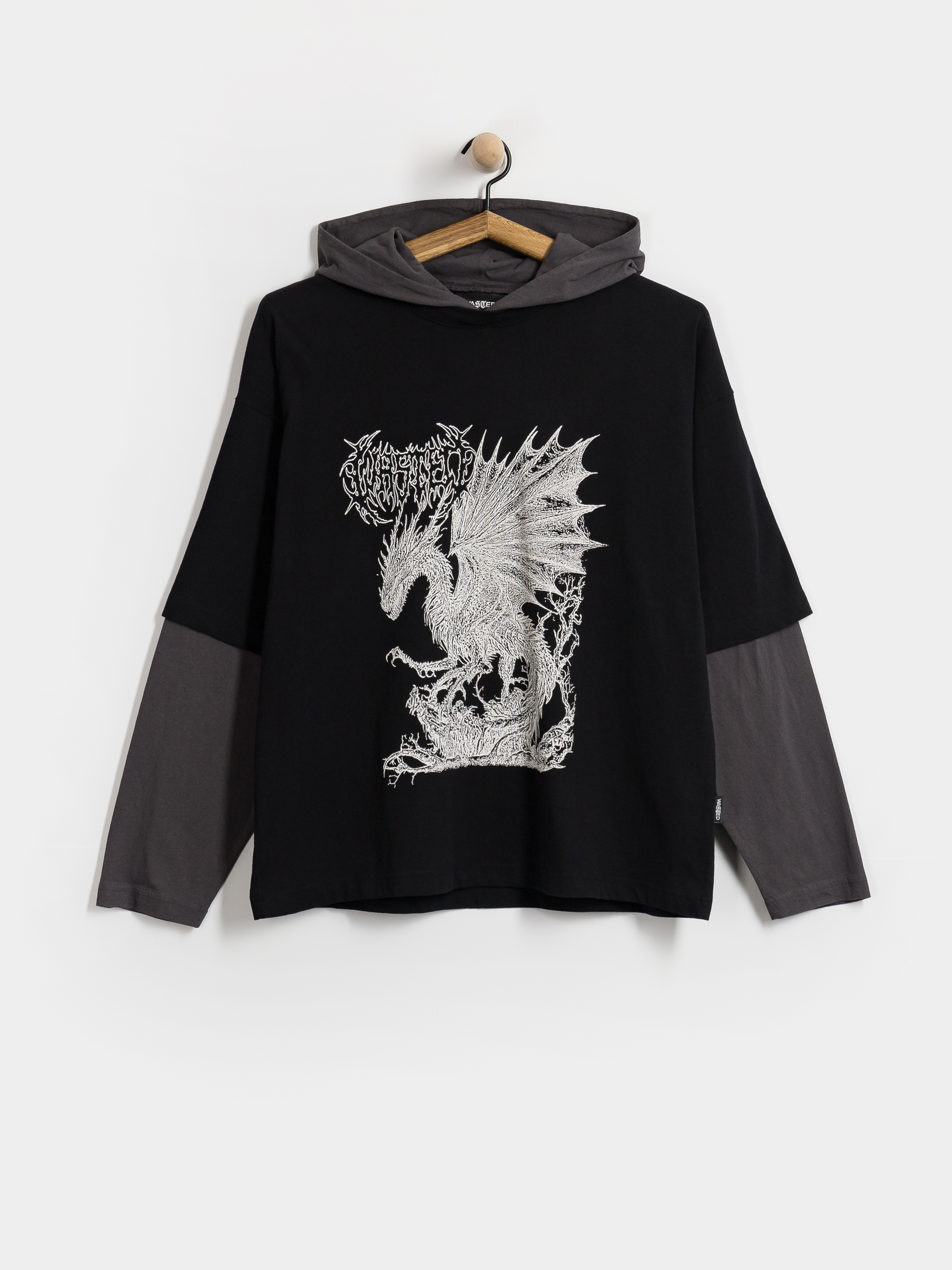 Худі Wasted Paris Balaur Age HD (black/old black)