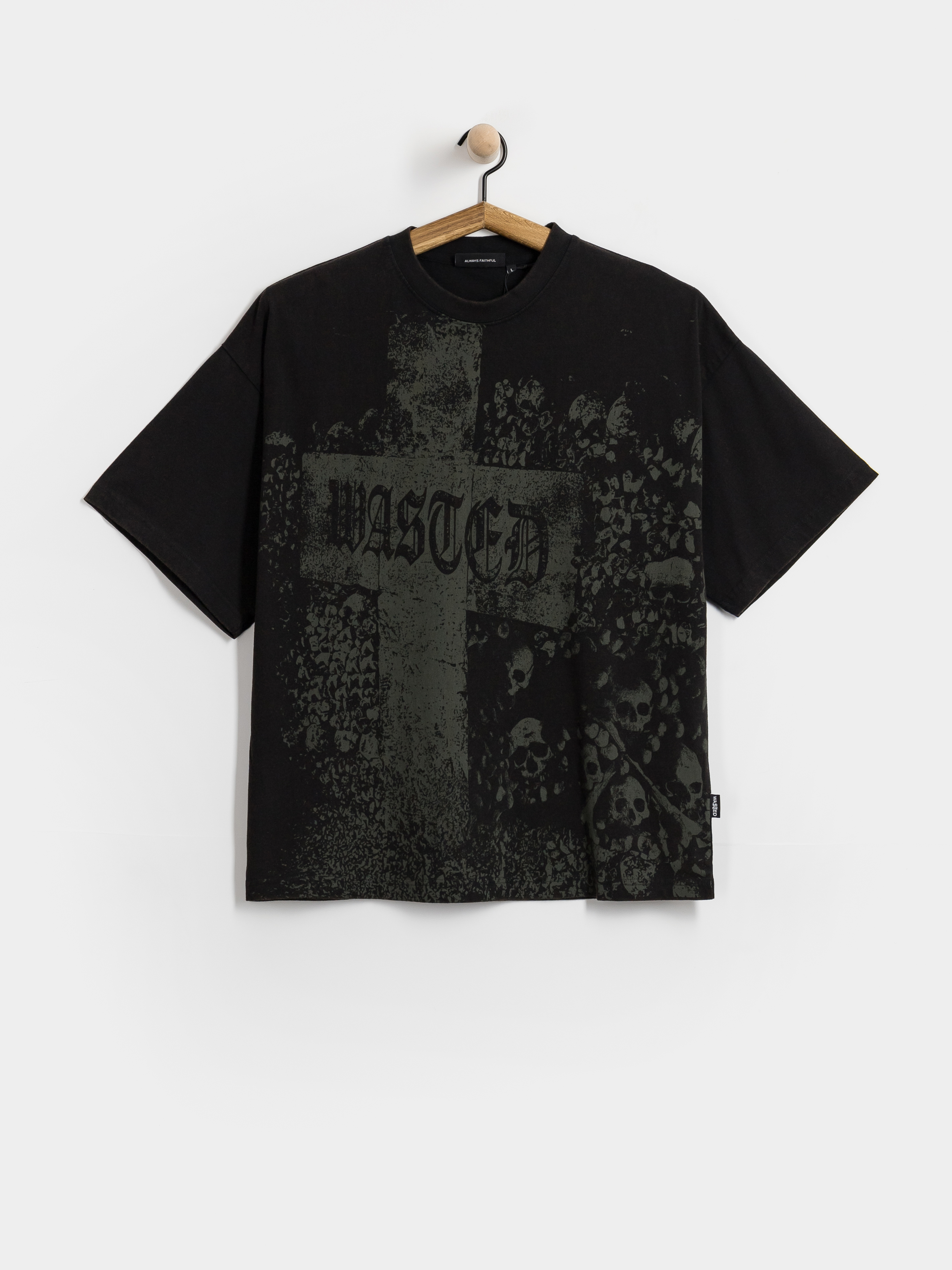 Футболка Wasted Paris Catacombs Boxy (faded black)