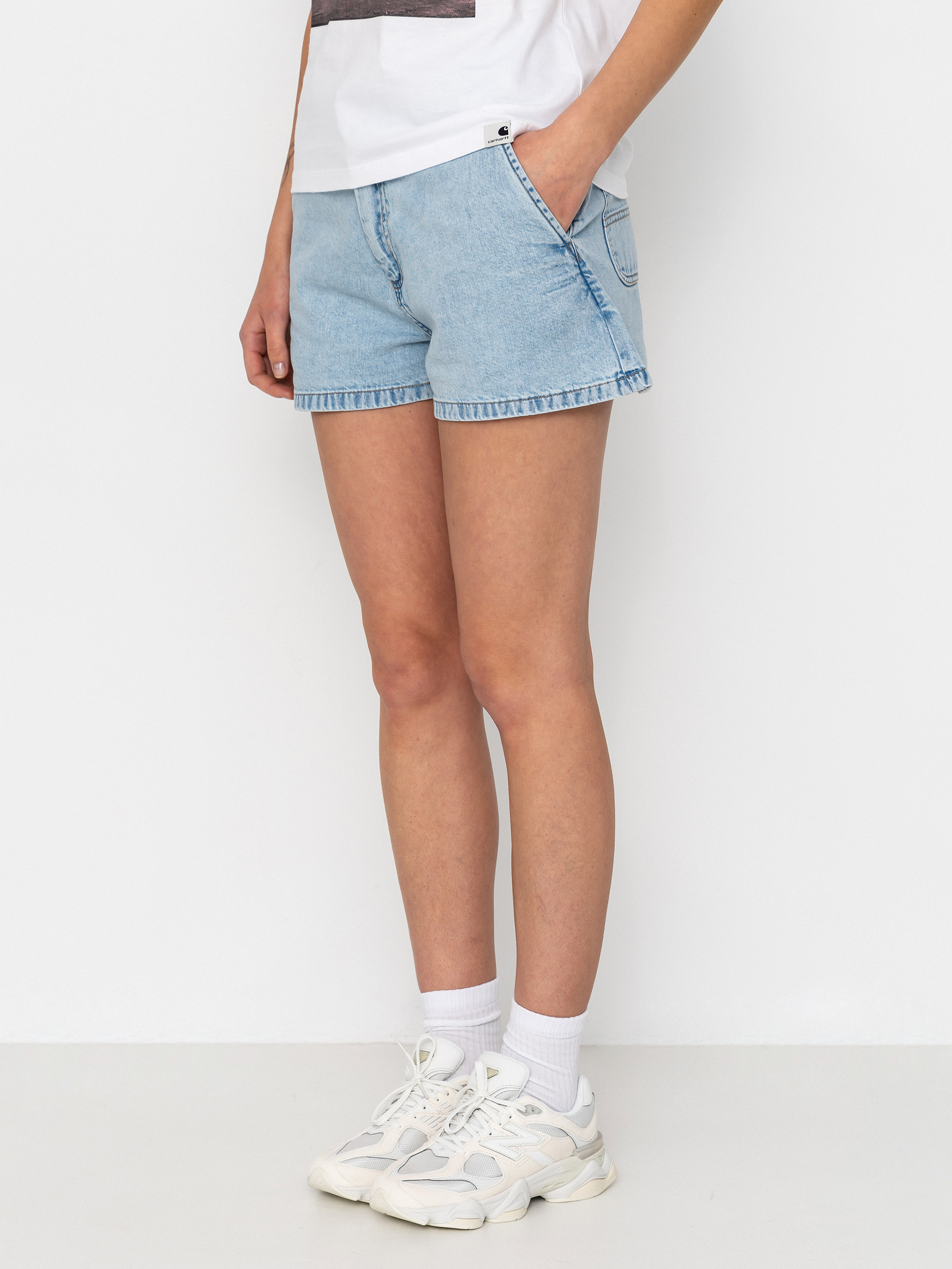 Шорти Carhartt WIP Lova Wmn (blue stone bleached)