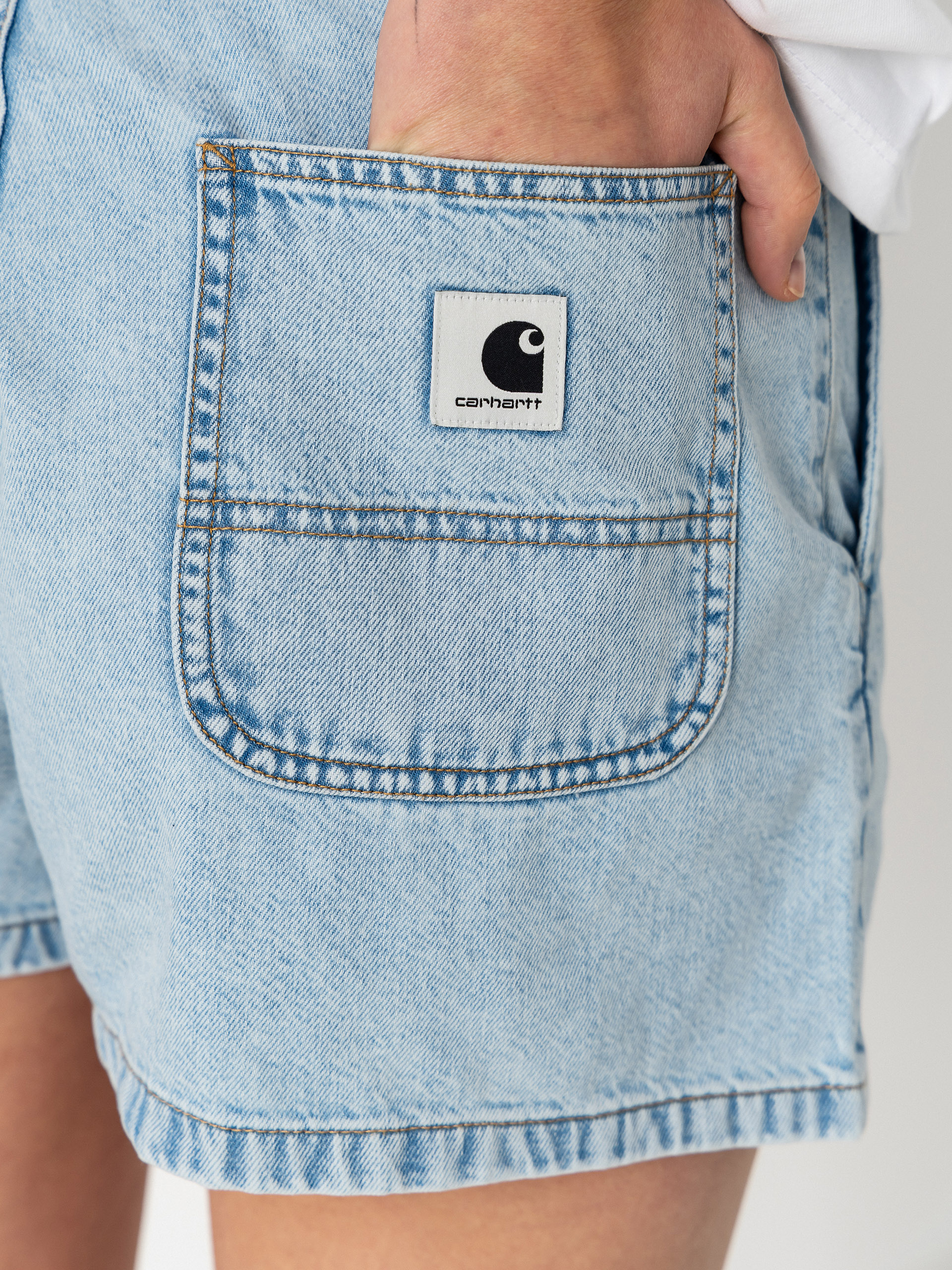 Шорти Carhartt WIP Lova Wmn (blue stone bleached)