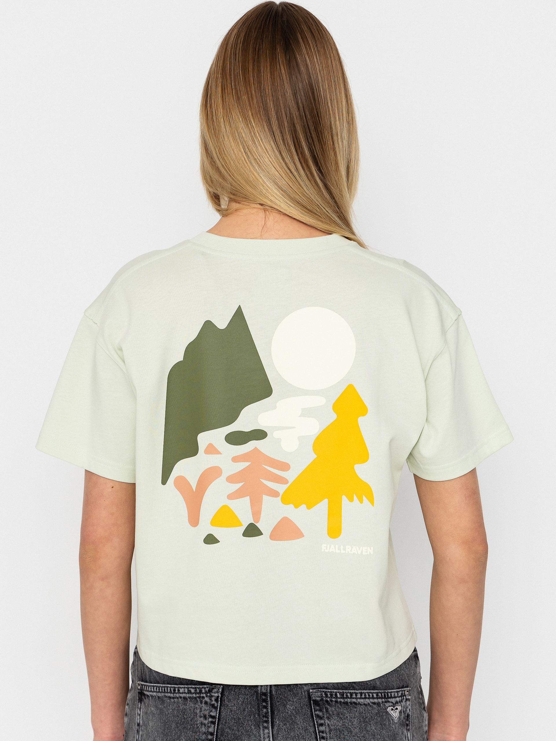 Футболка Fjallraven Forest Walk Wmn (soft jade)