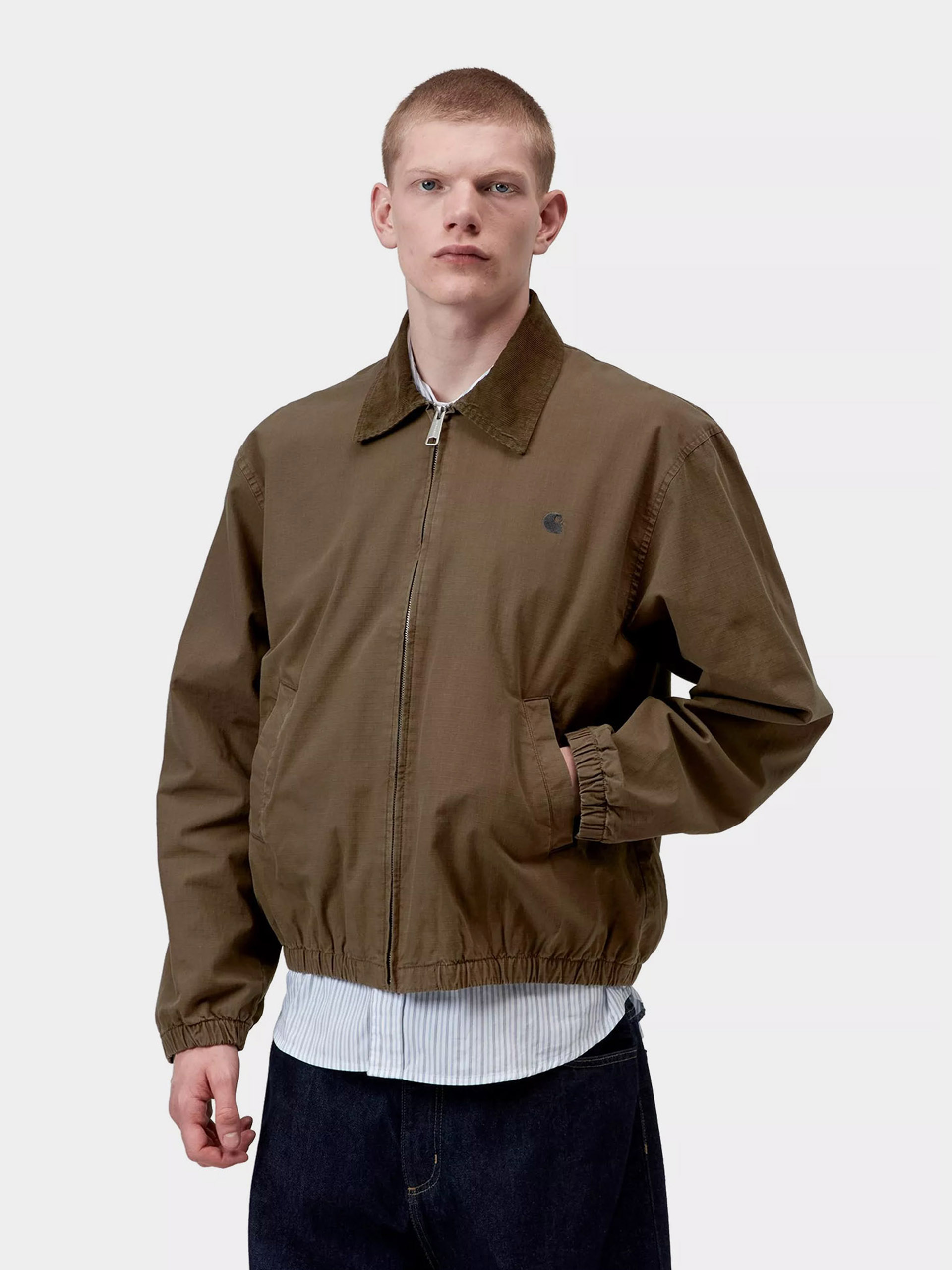 u041au0443u0440u0442u043au0430 Carhartt WIP Madison Ripstop (dark beech/black)