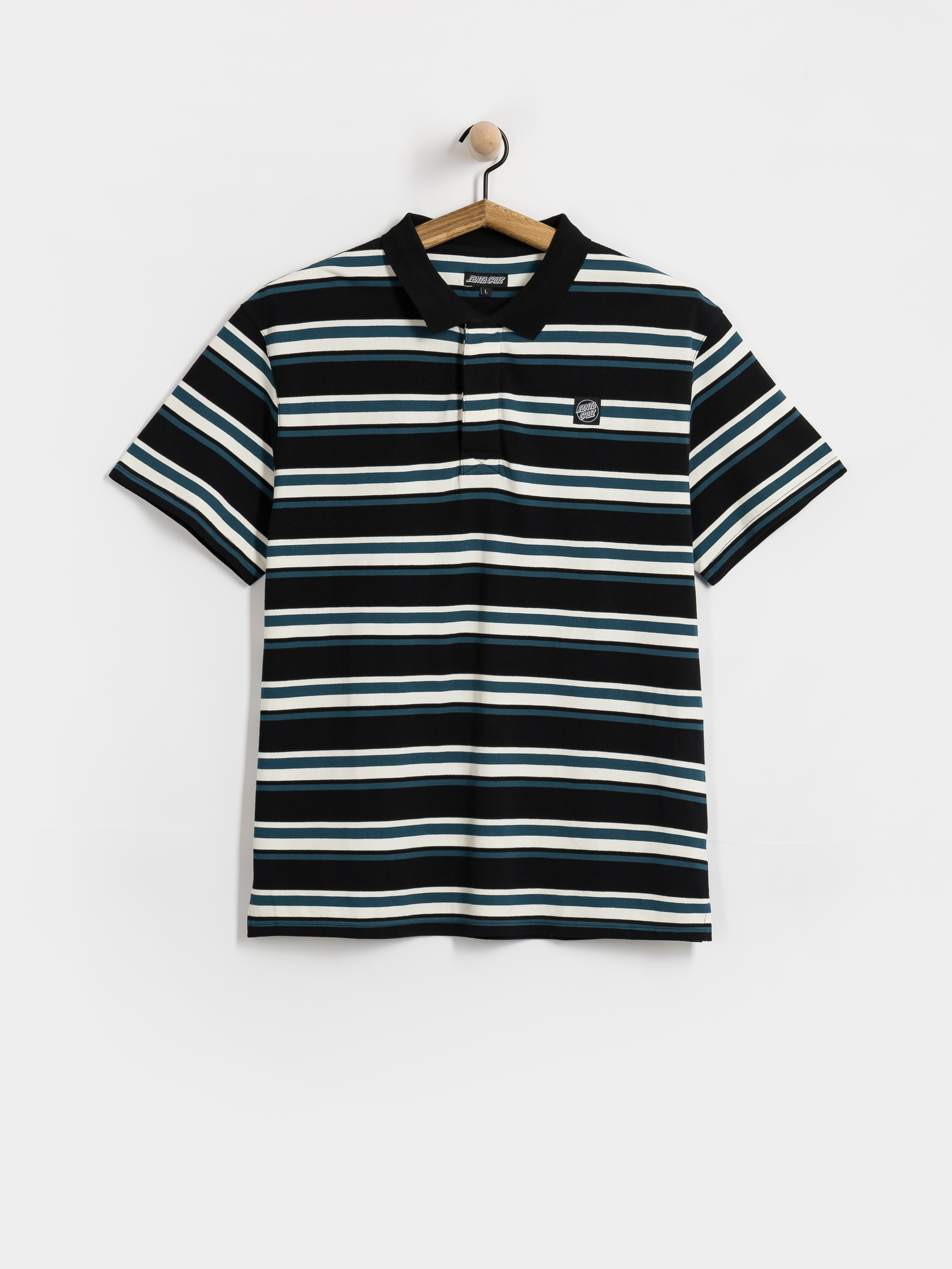 Поло Santa Cruz Cera (black/dark teal)
