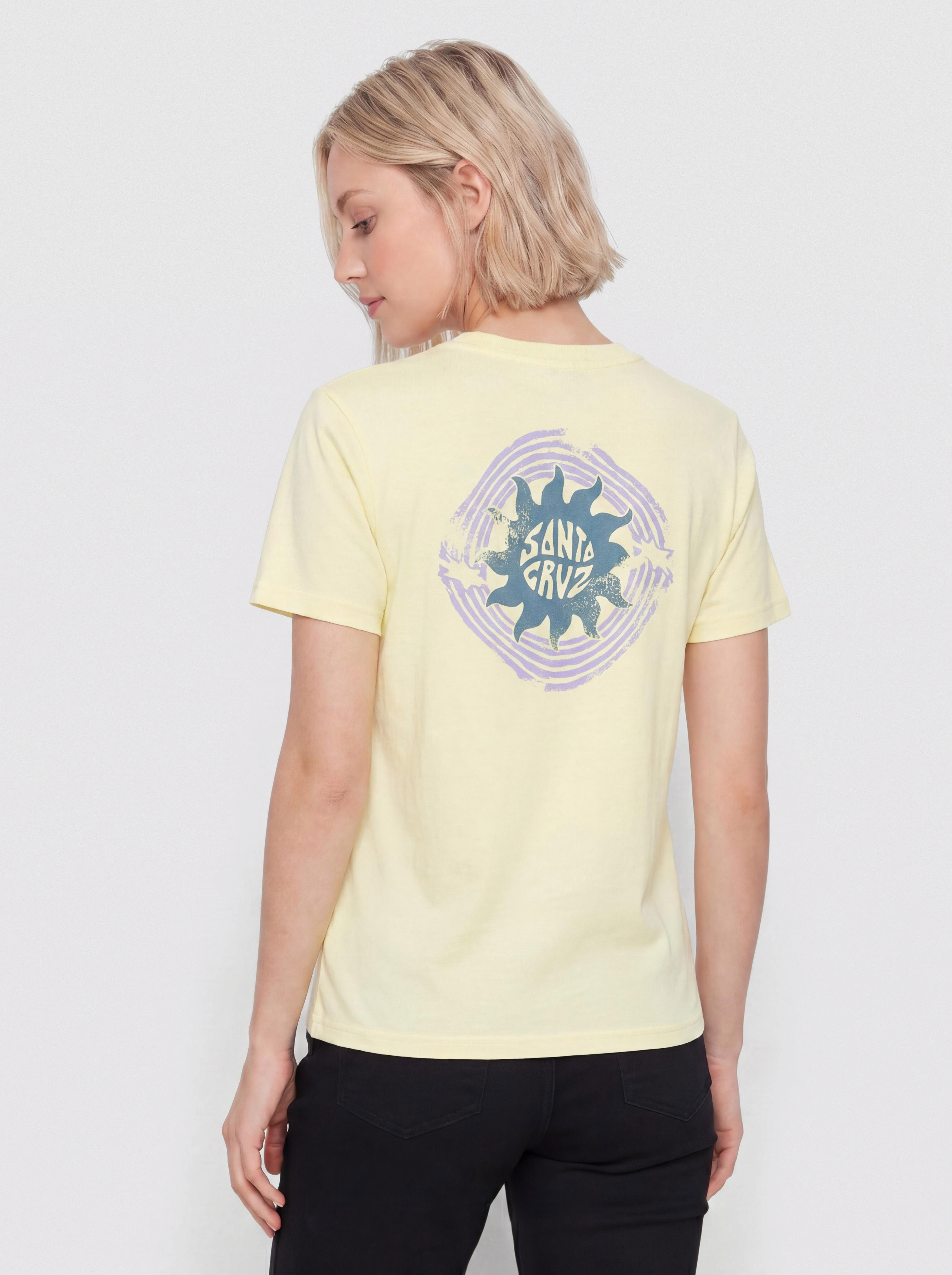 Футболка Santa Cruz Sun Daze Wmn (celestial yellow)