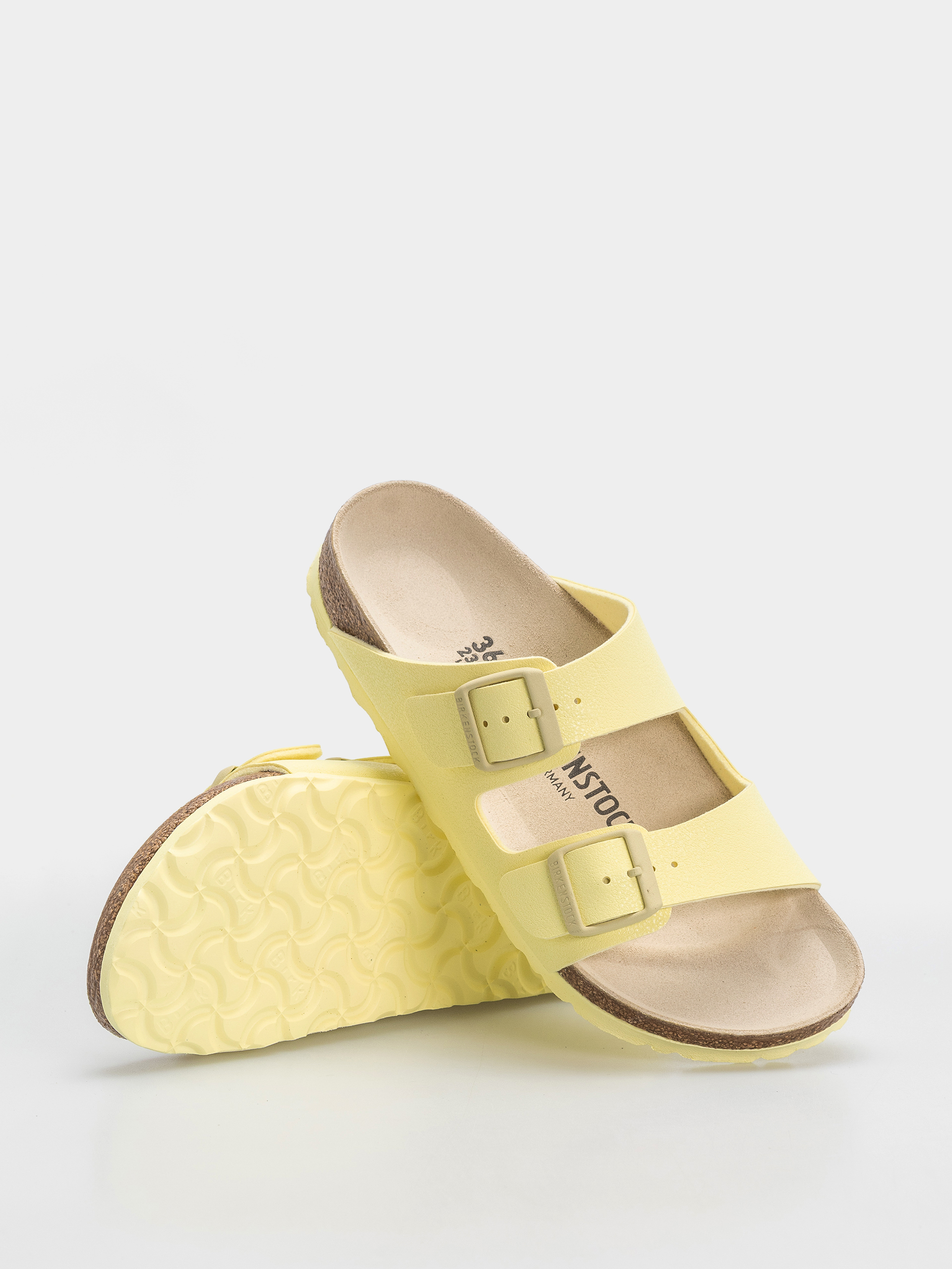 Шльопанці Birkenstock Arizona Birko Flor Nubuk Narrow (popcorn)