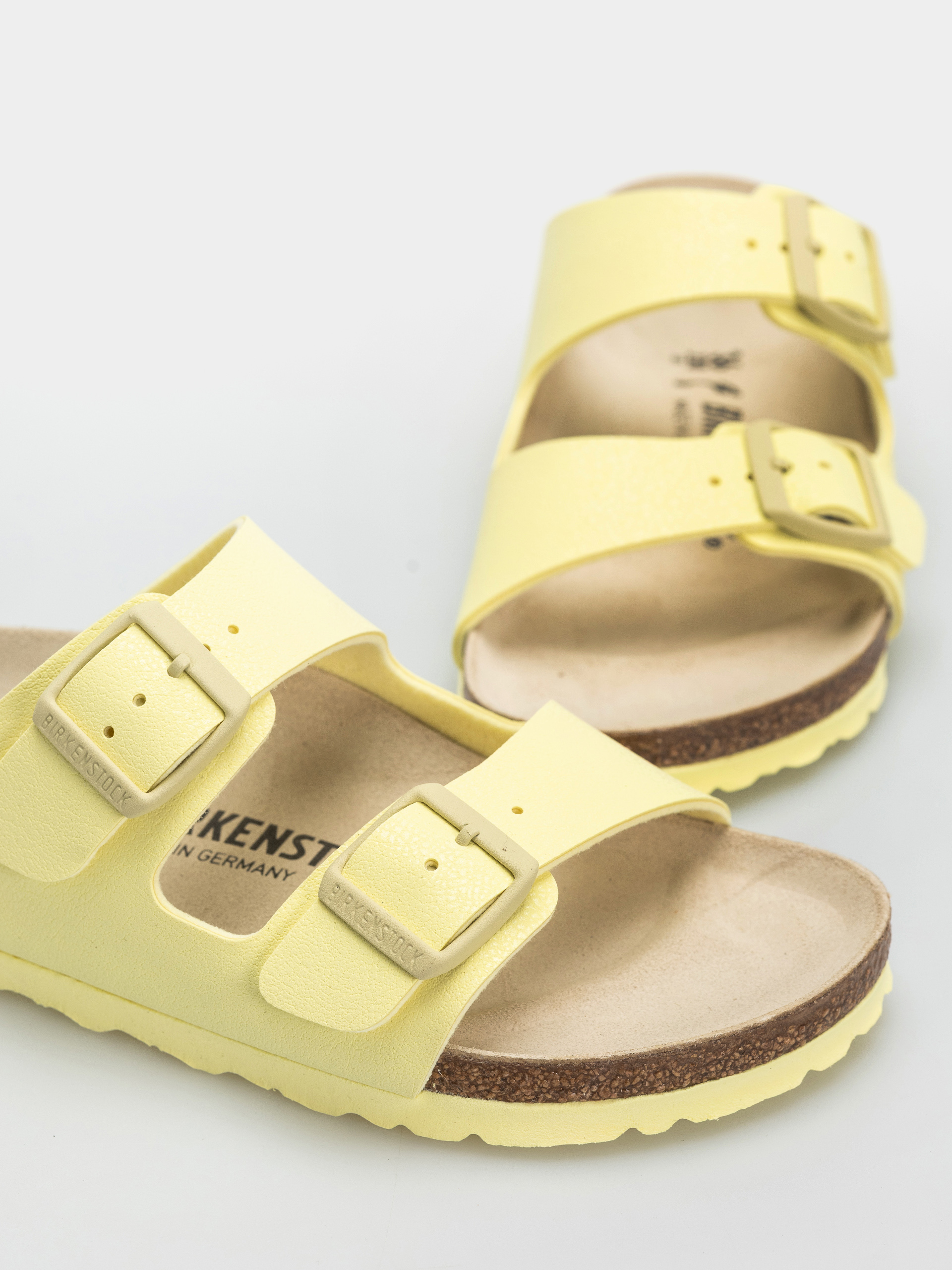 Шльопанці Birkenstock Arizona Birko Flor Nubuk Narrow (popcorn)