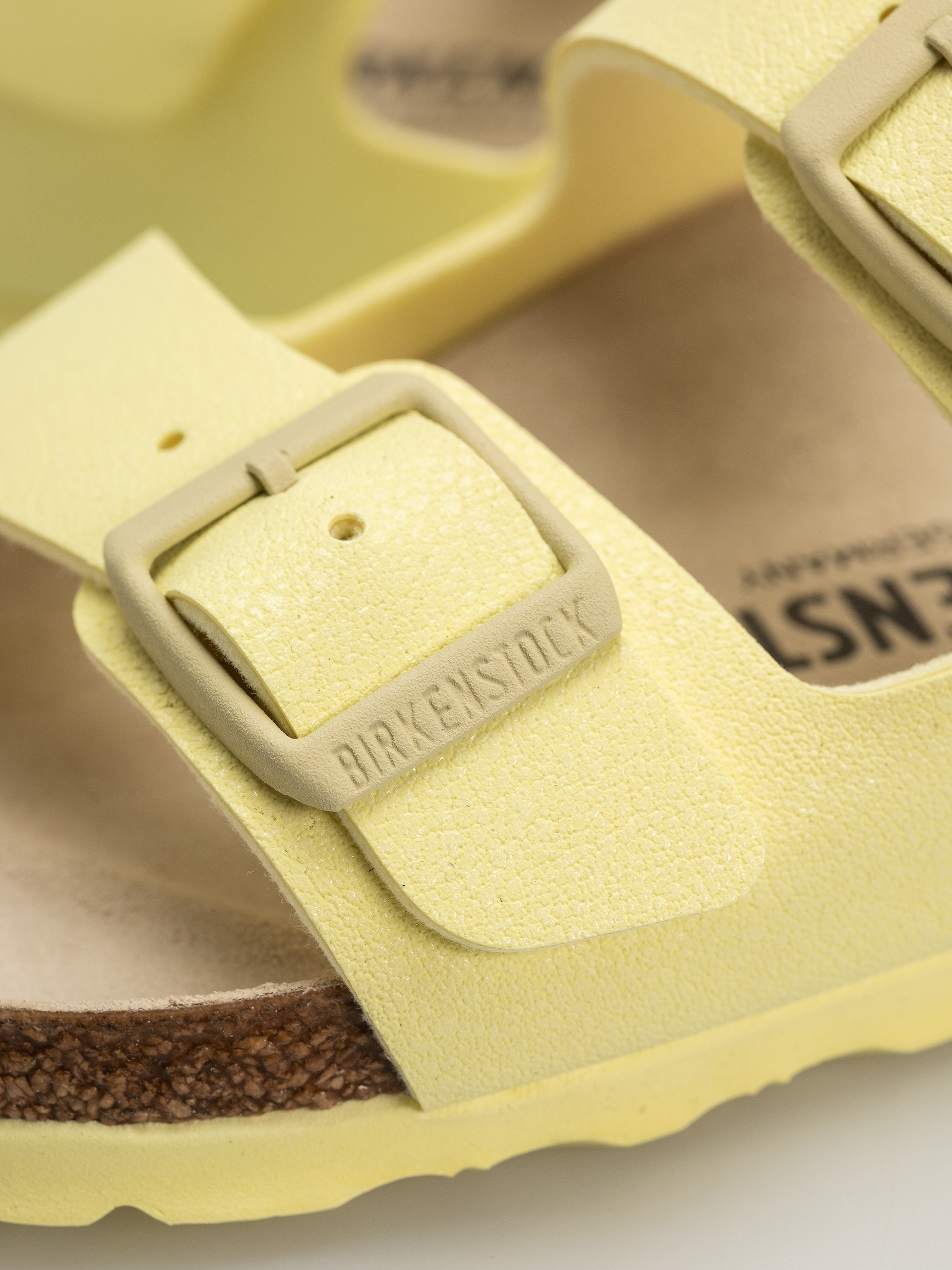 Шльопанці Birkenstock Arizona Birko Flor Nubuk Narrow (popcorn)