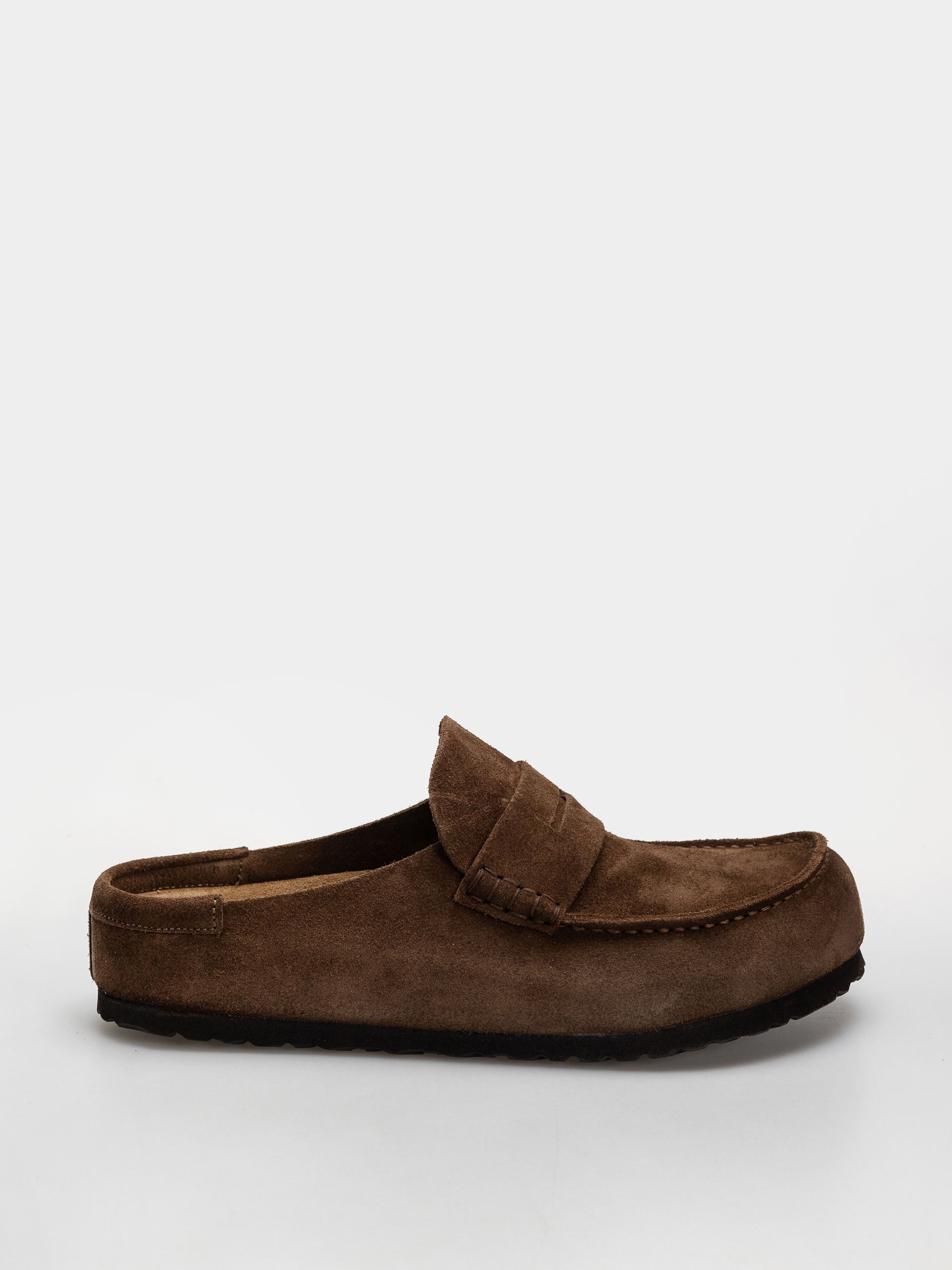 Шльопанці Birkenstock Naples Wrapped Suede Leather Regular (carafe)