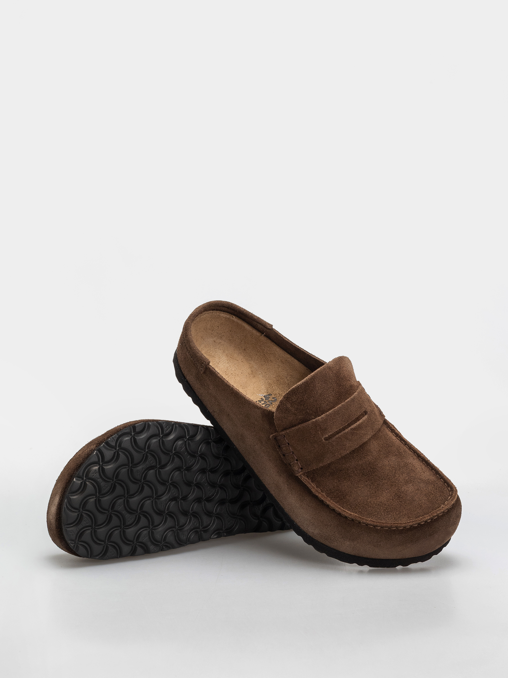 Шльопанці Birkenstock Naples Wrapped Suede Leather Regular (carafe)
