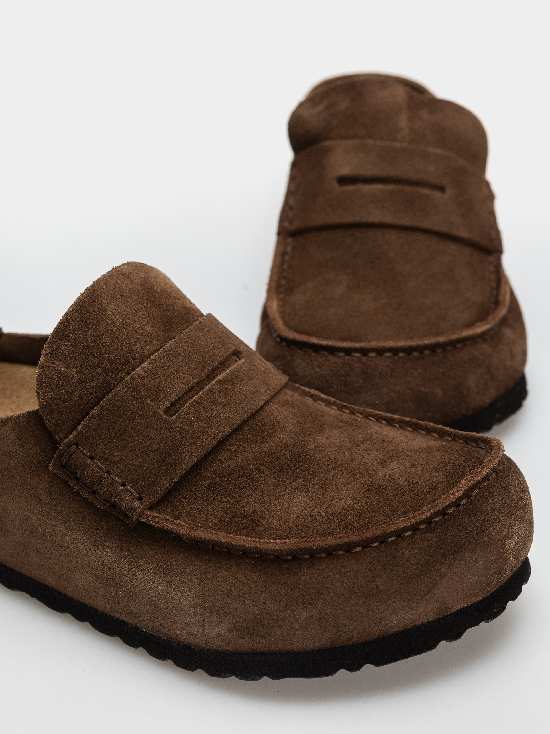 Шльопанці Birkenstock Naples Wrapped Suede Leather Regular (carafe)