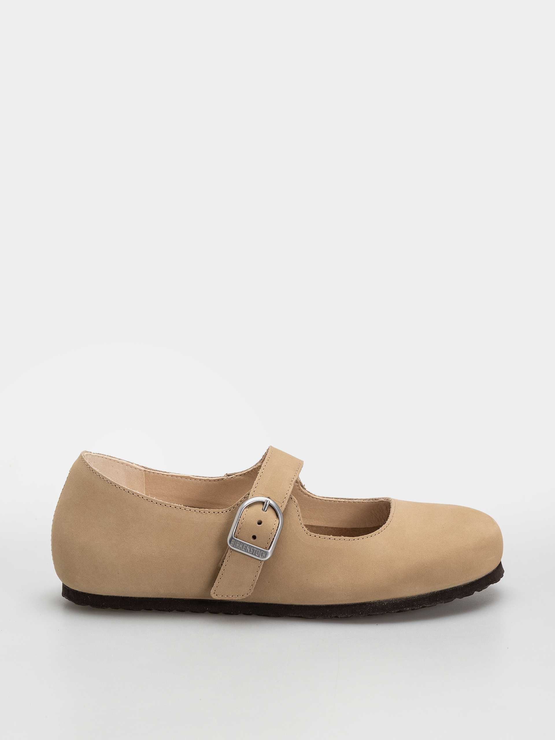 Шльопанці Birkenstock Santa Clarita Nubuck Leather Narrow Wmn (sandcastle)