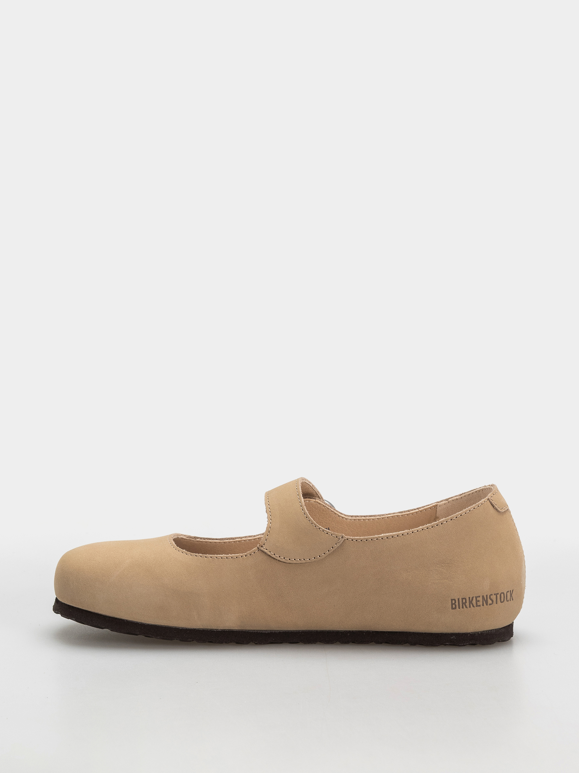 Шльопанці Birkenstock Santa Clarita Nubuck Leather Narrow Wmn (sandcastle)