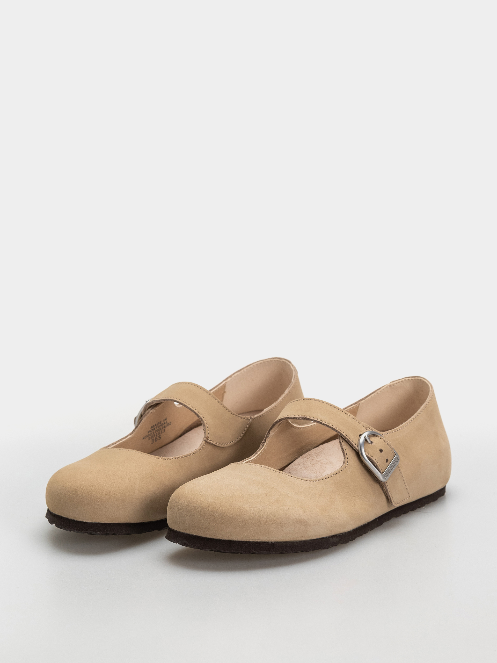 Шльопанці Birkenstock Santa Clarita Nubuck Leather Narrow Wmn (sandcastle)