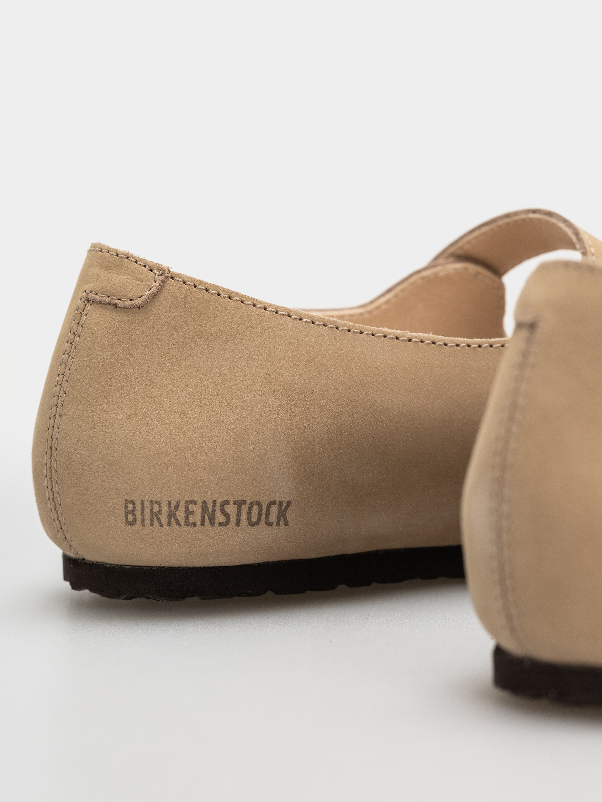 Шльопанці Birkenstock Santa Clarita Nubuck Leather Narrow Wmn (sandcastle)
