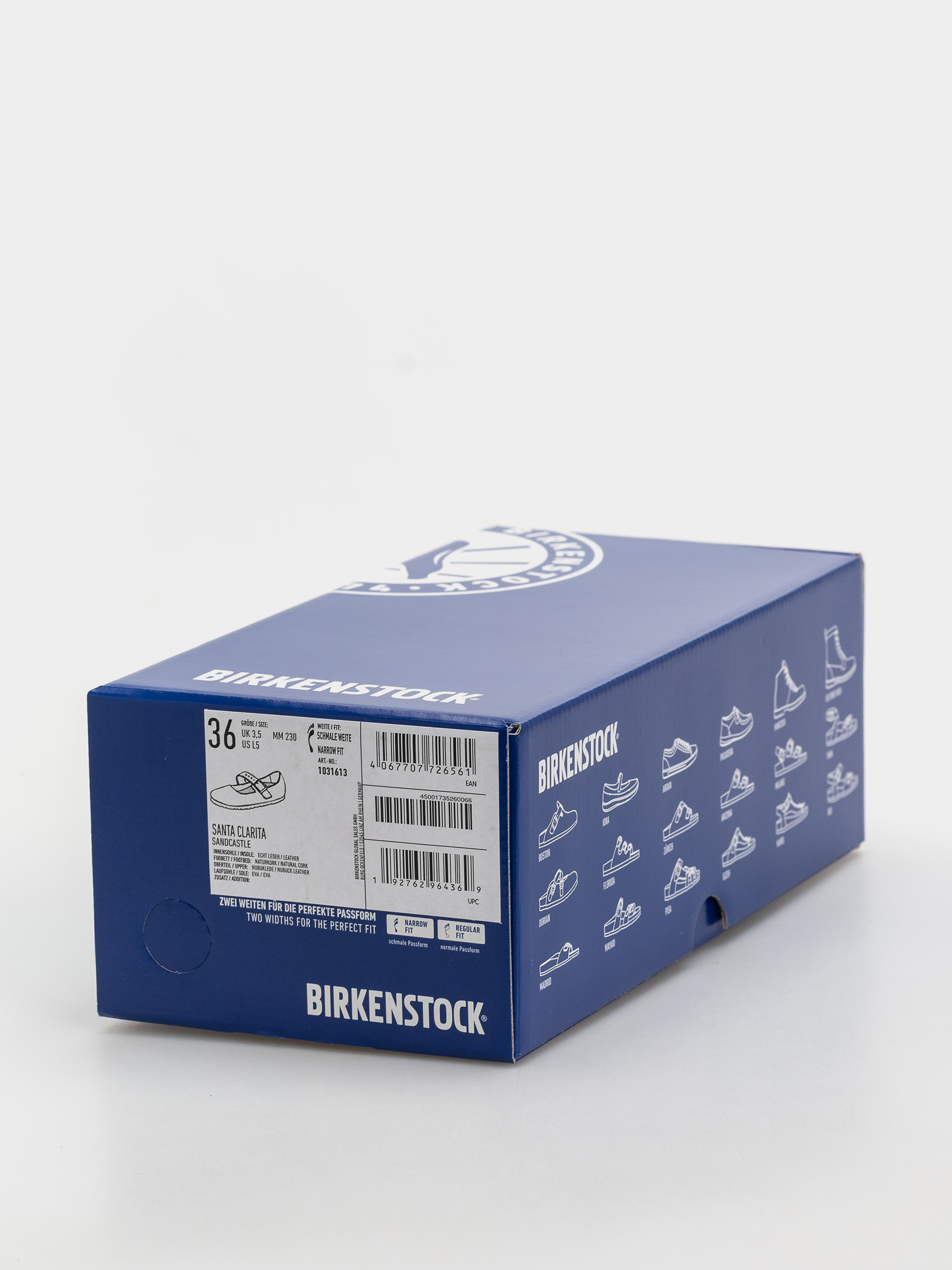 Шльопанці Birkenstock Santa Clarita Nubuck Leather Narrow Wmn (sandcastle)