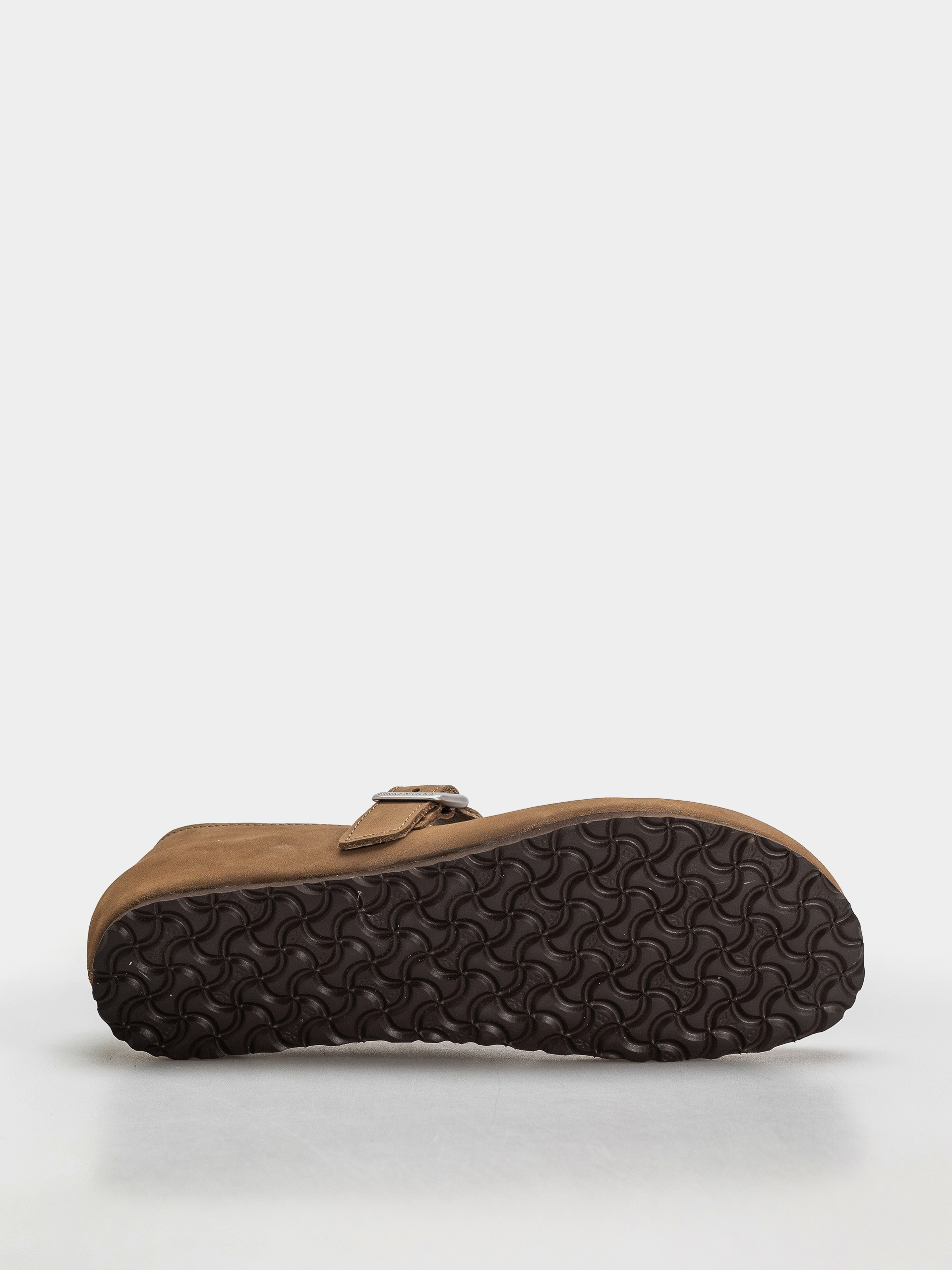 Шльопанці Birkenstock Santa Clarita Nubuck Leather Narrow Wmn (dark tea)