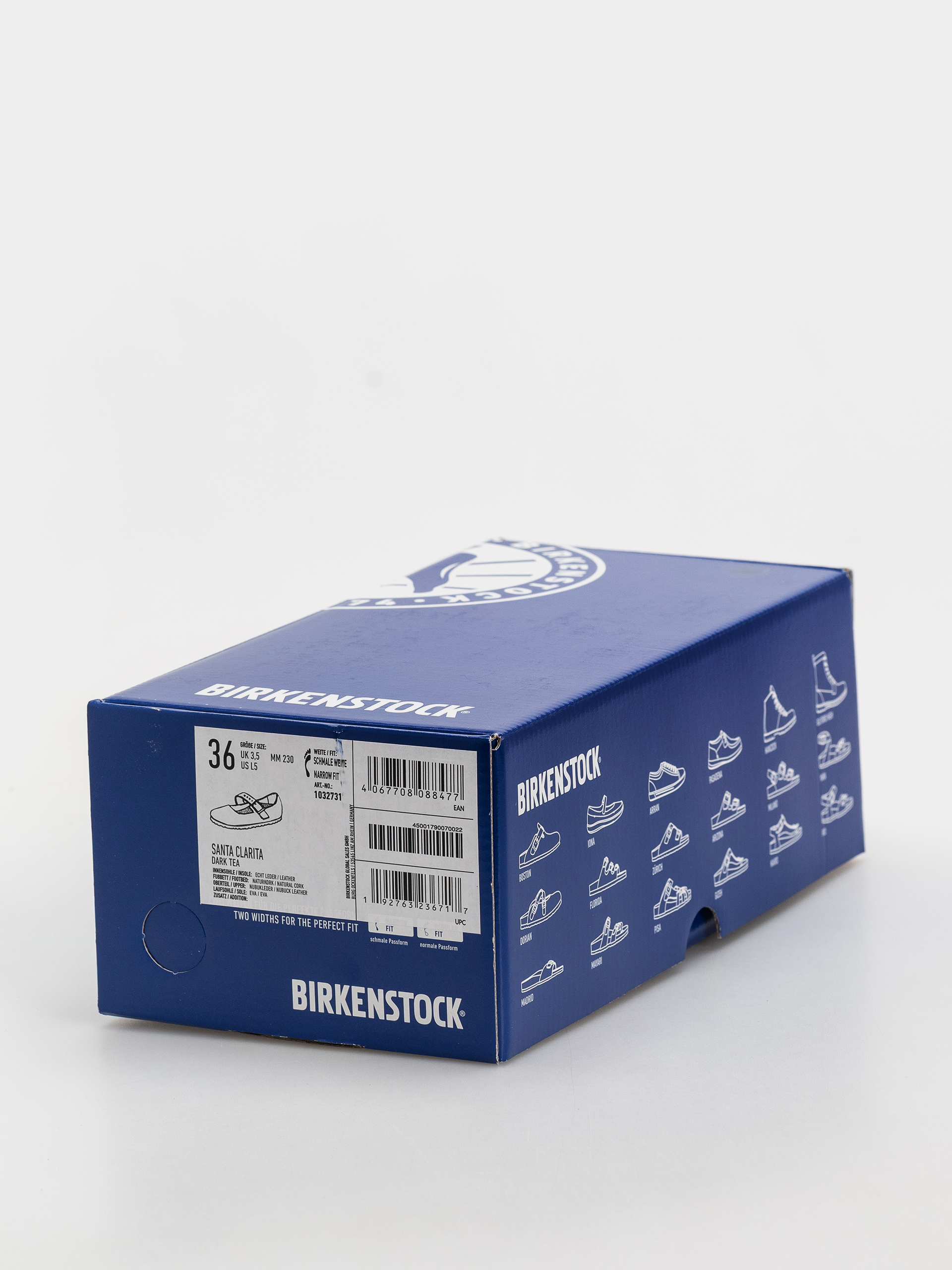 Шльопанці Birkenstock Santa Clarita Nubuck Leather Narrow Wmn (dark tea)