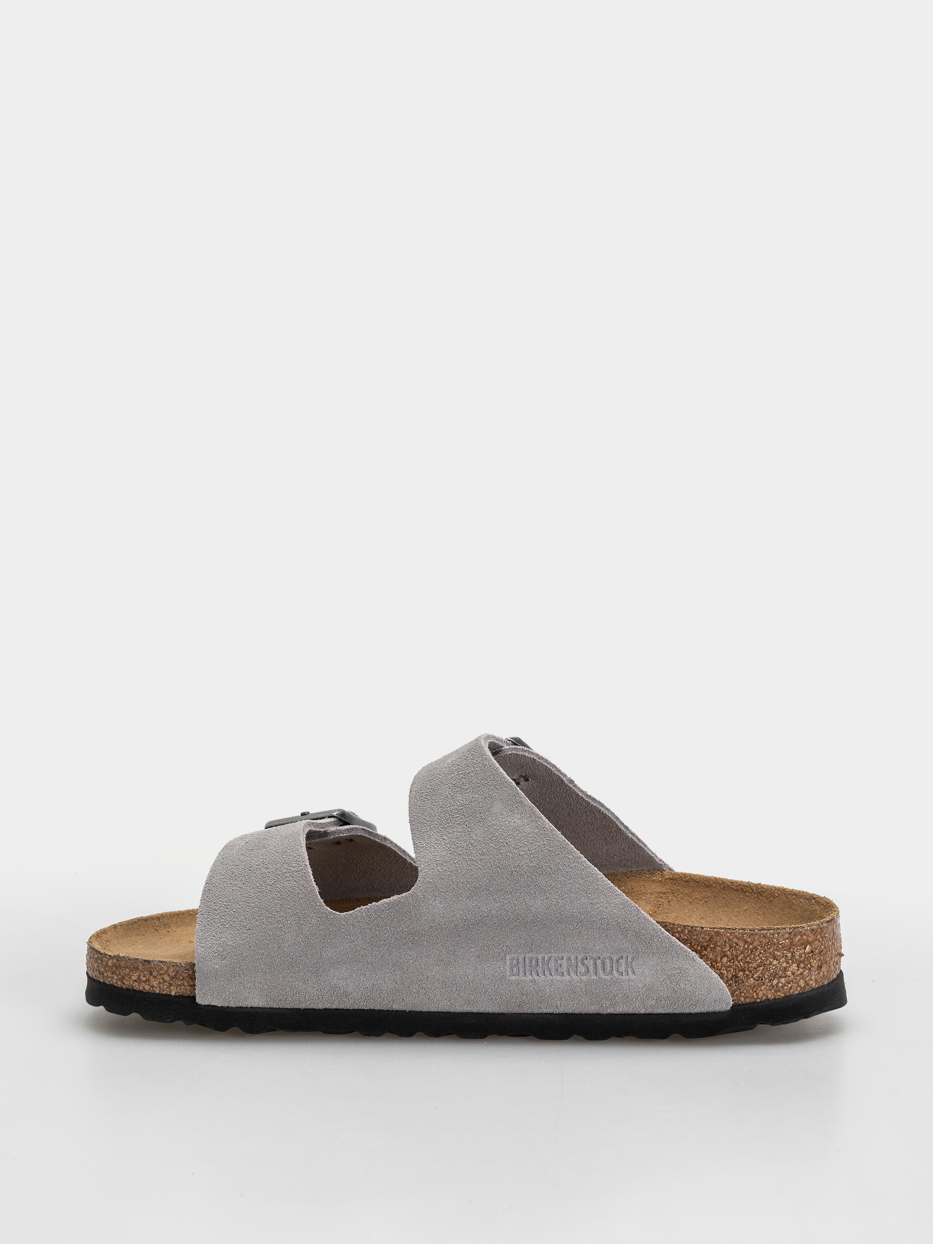 Шльопанці Birkenstock Arizona Suede Leather Narrow (lavender sky)