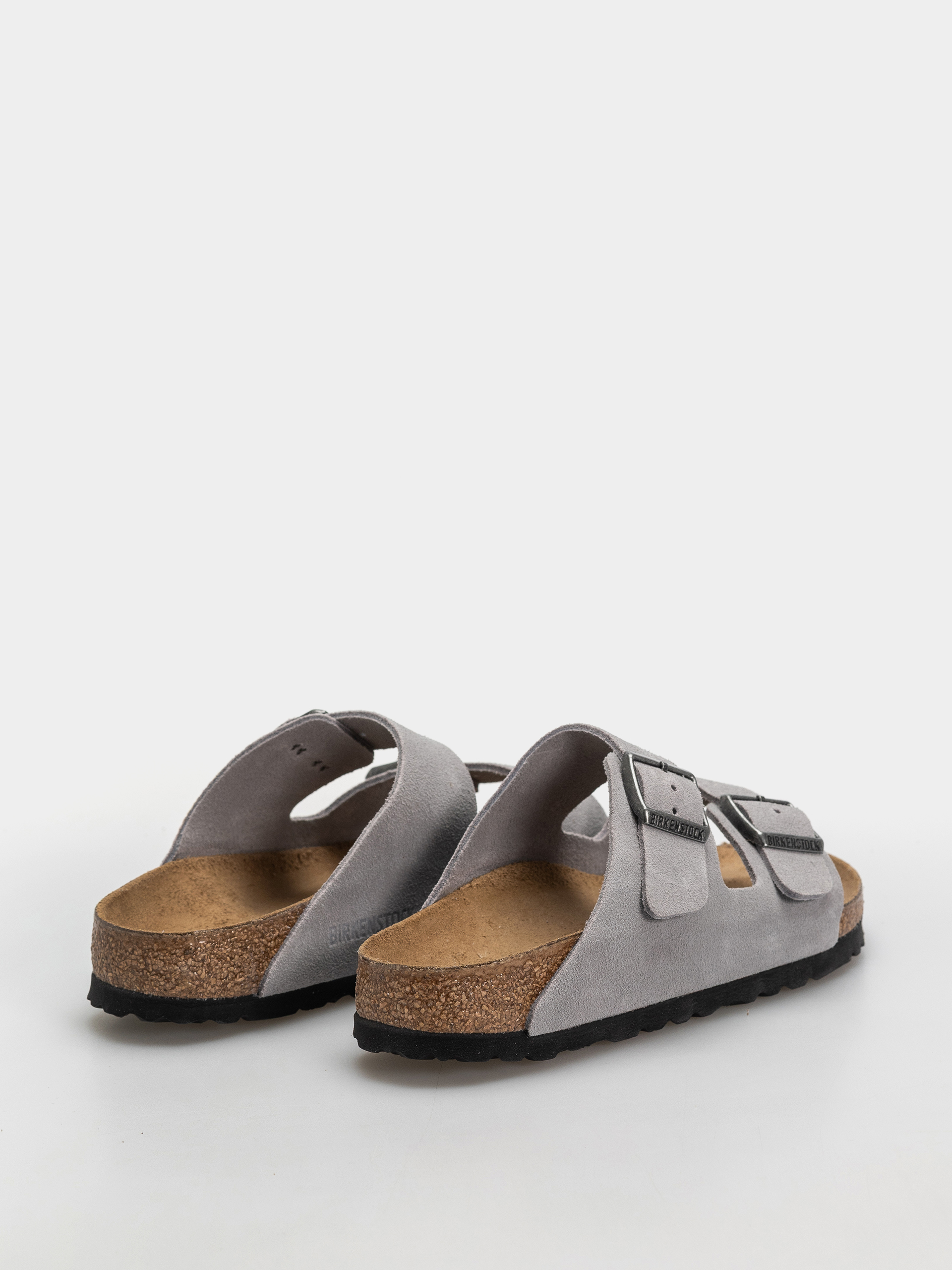 Шльопанці Birkenstock Arizona Suede Leather Narrow (lavender sky)