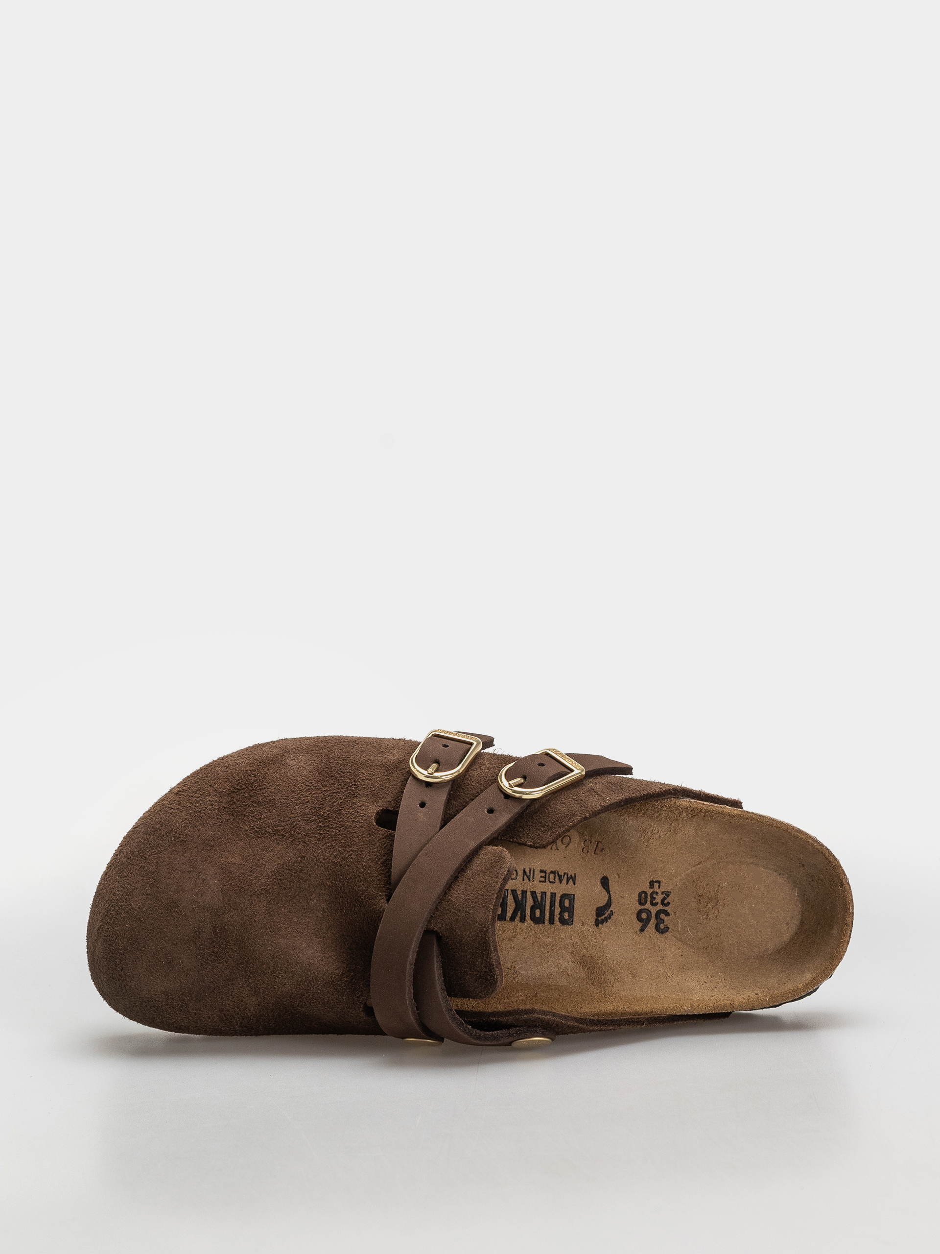 Шльопанці Birkenstock Blair Suede Leather Narrow Wmn (carafe)