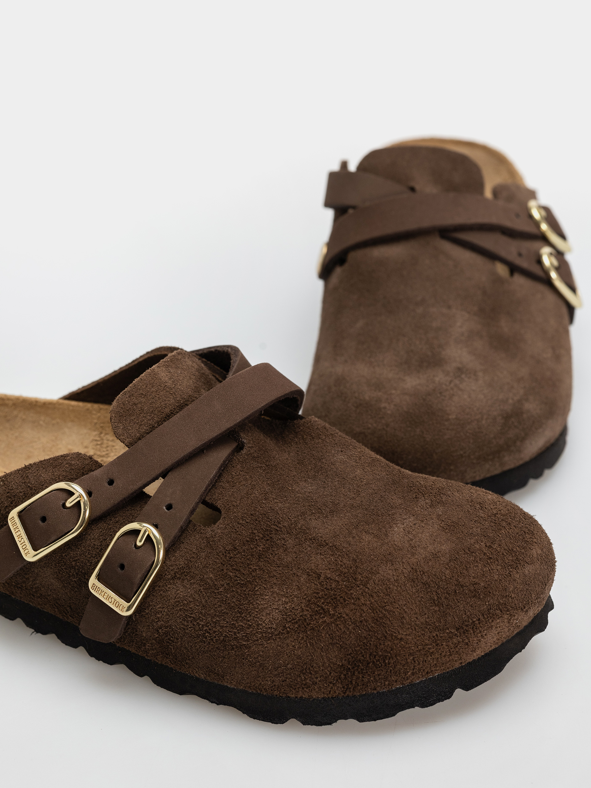Шльопанці Birkenstock Blair Suede Leather Narrow Wmn (carafe)