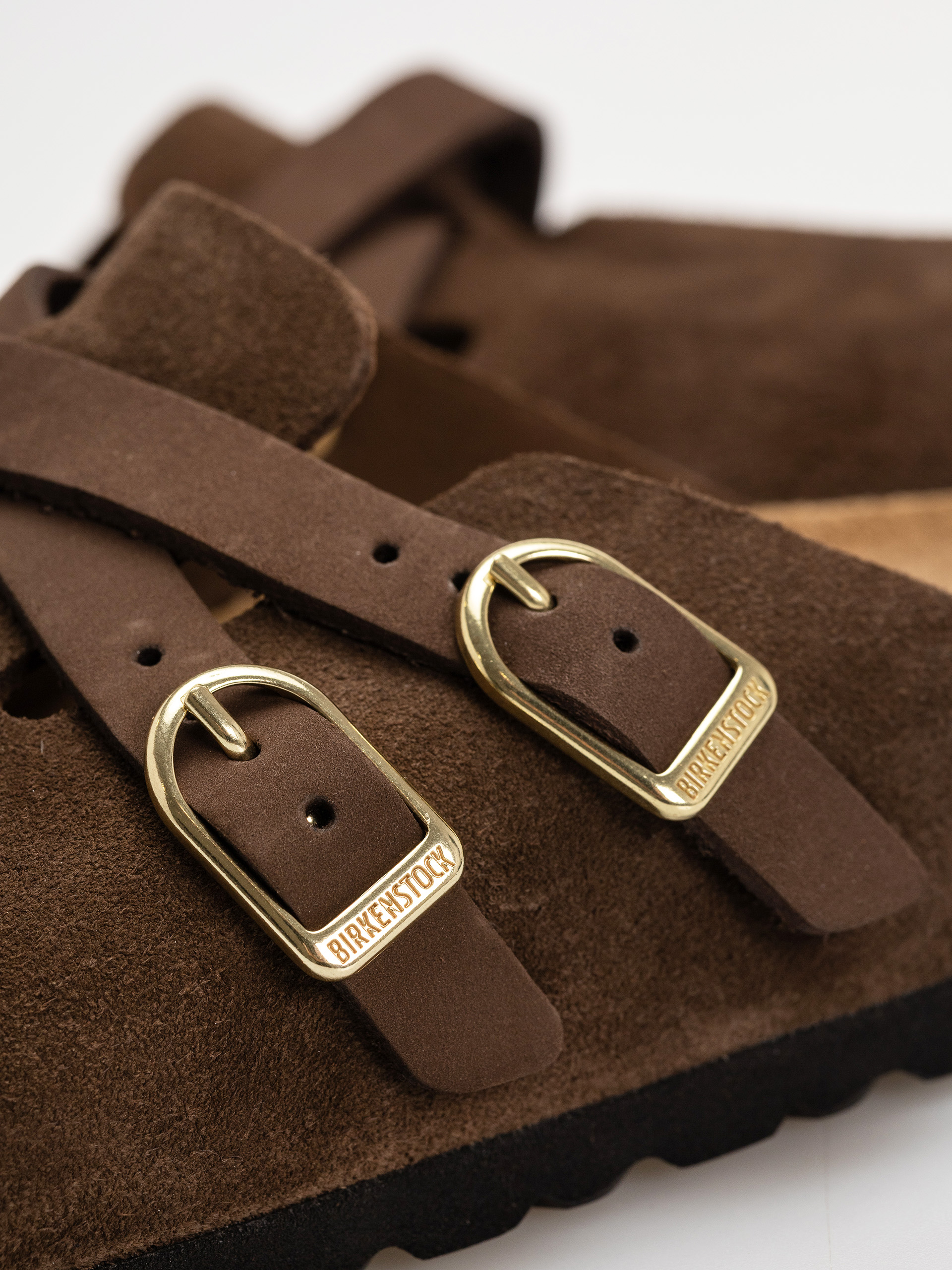 Шльопанці Birkenstock Blair Suede Leather Narrow Wmn (carafe)