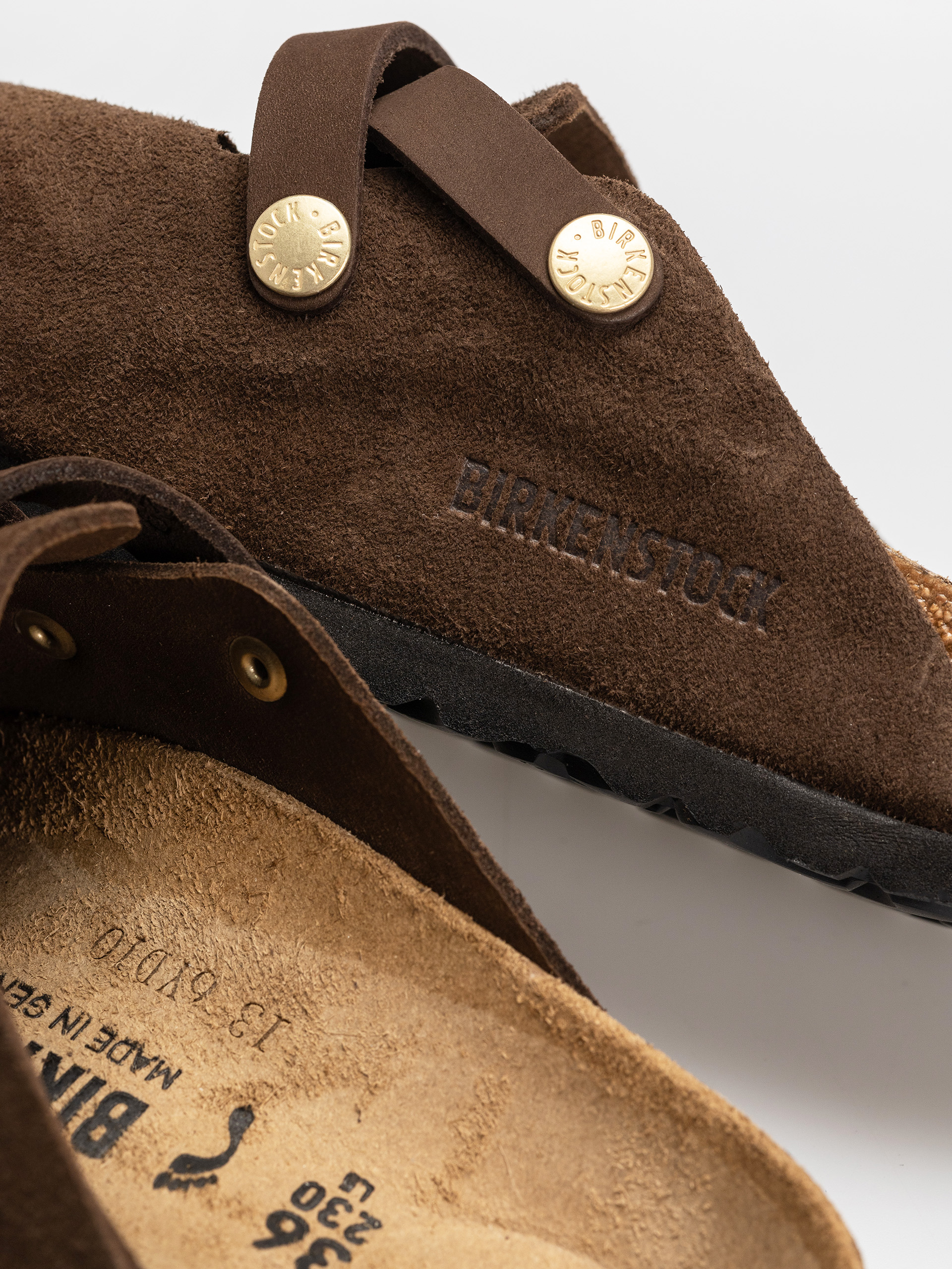 Шльопанці Birkenstock Blair Suede Leather Narrow Wmn (carafe)