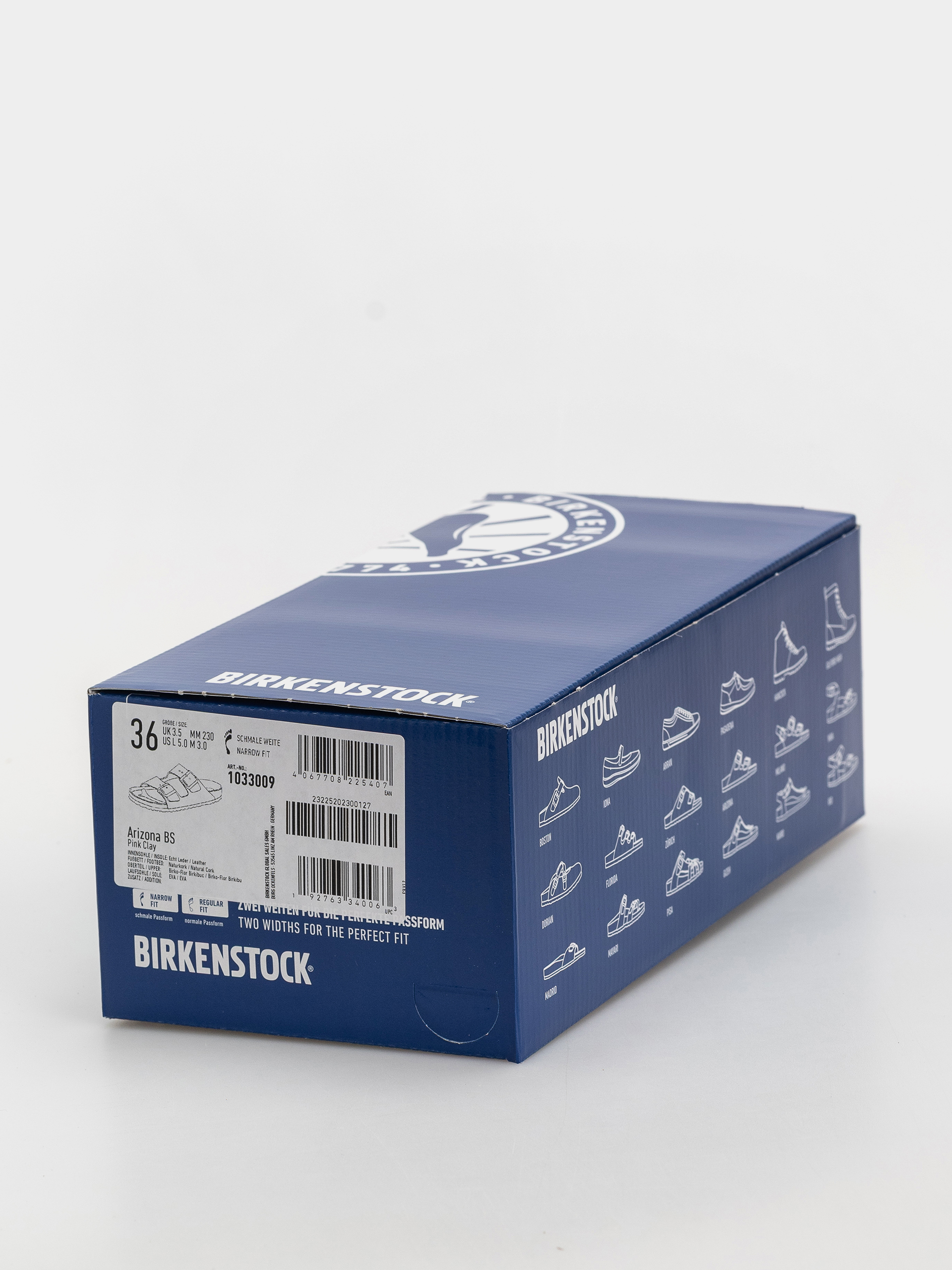 Шльопанці Birkenstock Arizona Birkibuc Narrow (pink clay)