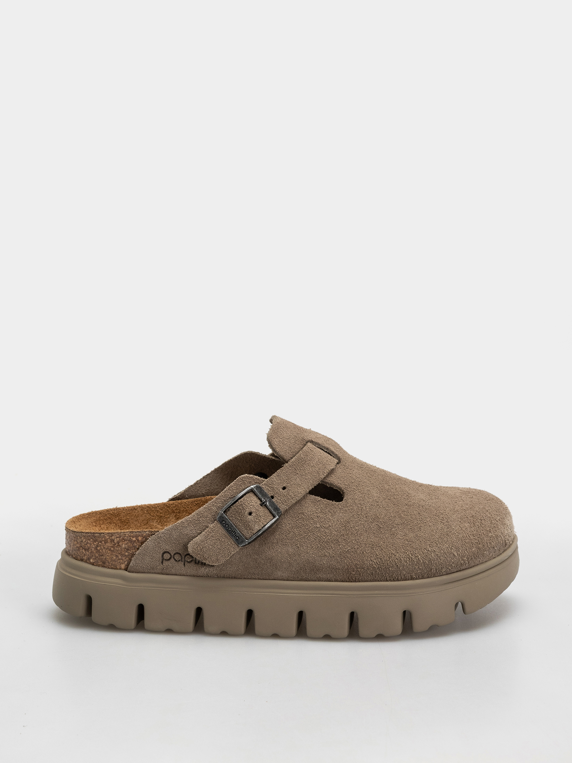 Шльопанці Birkenstock Boston Chunky Suede Leather Narrow Wmn