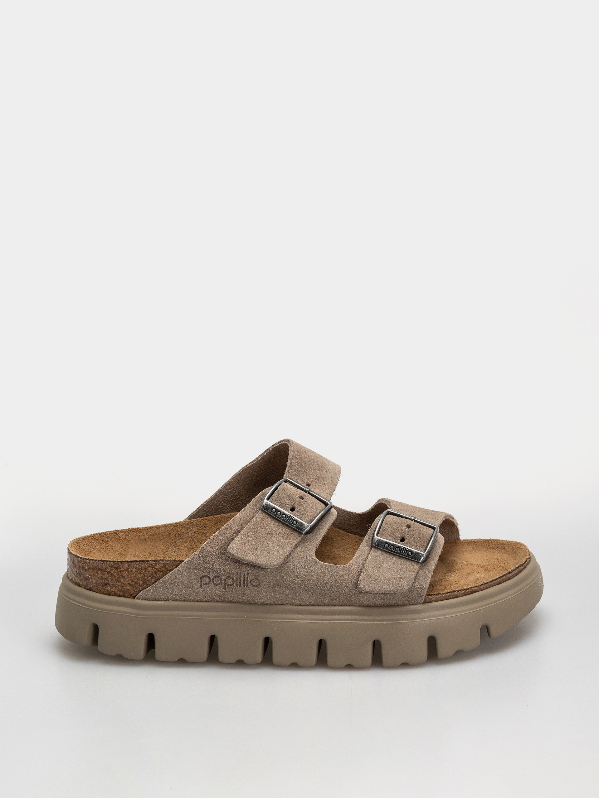 Шльопанці Birkenstock Arizona Chunky Suede Leather Narrow Wmn